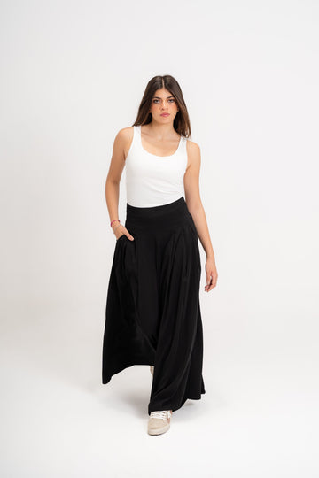 Wide Leg Pants | Black Black Swan Fashion