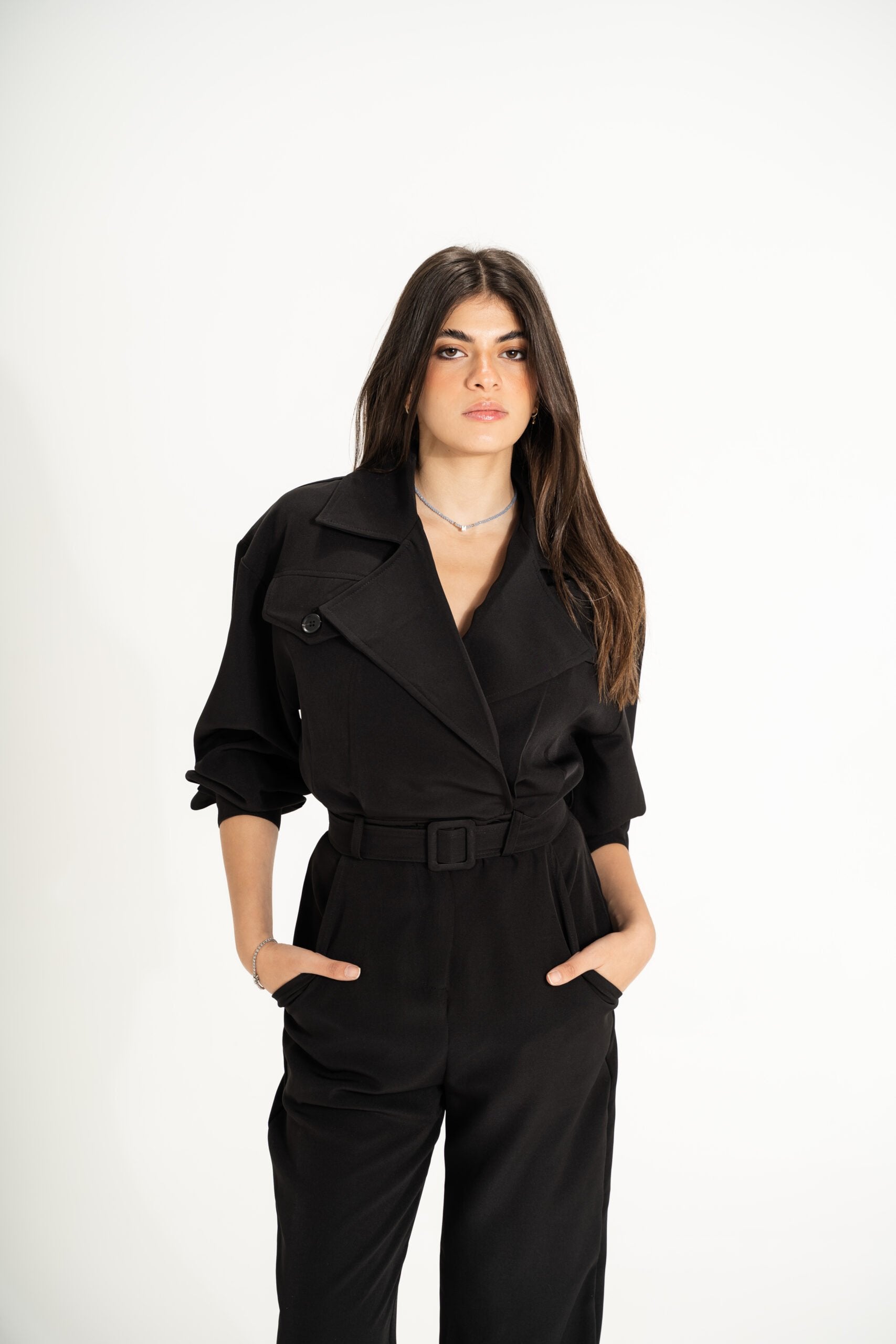 Military jumpsuit | Black Black Swan Fashion