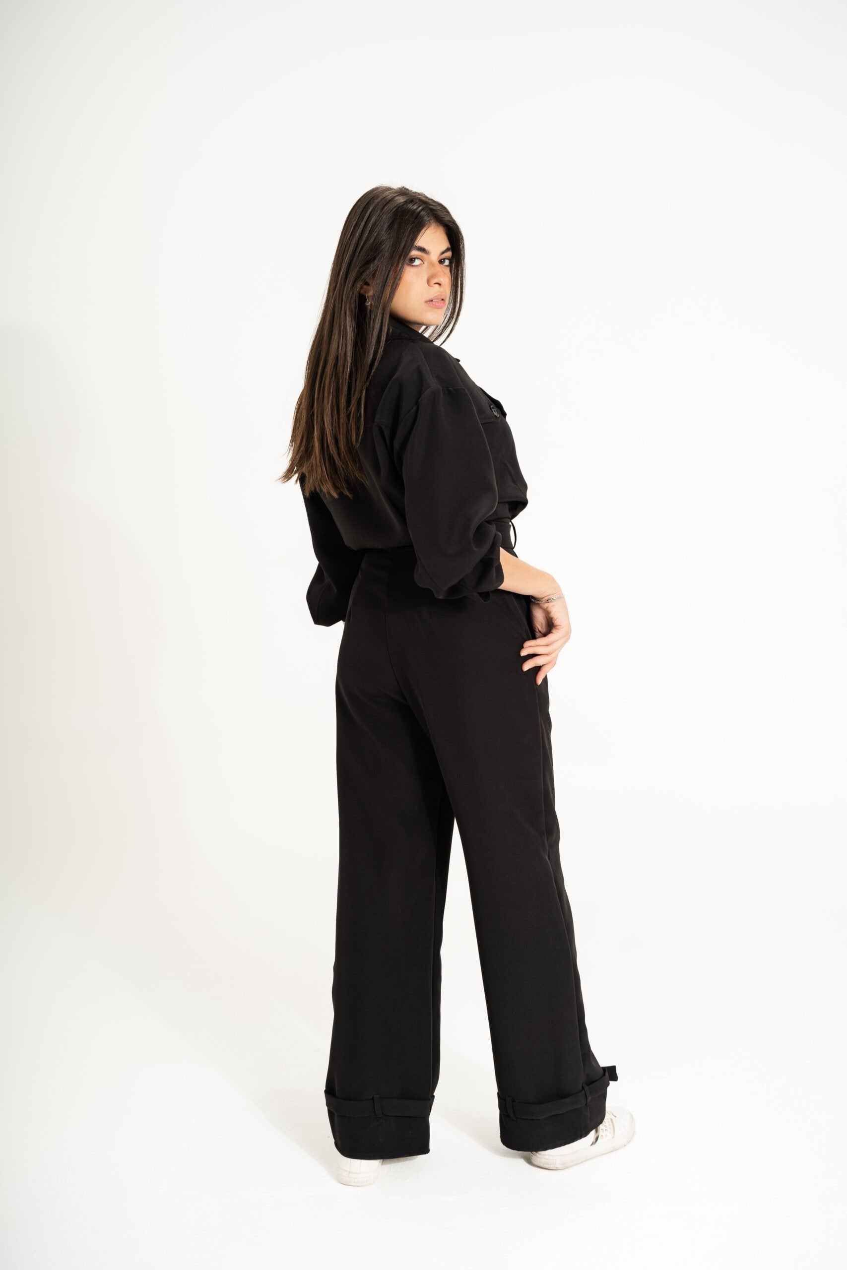 Military jumpsuit | Black Black Swan Fashion