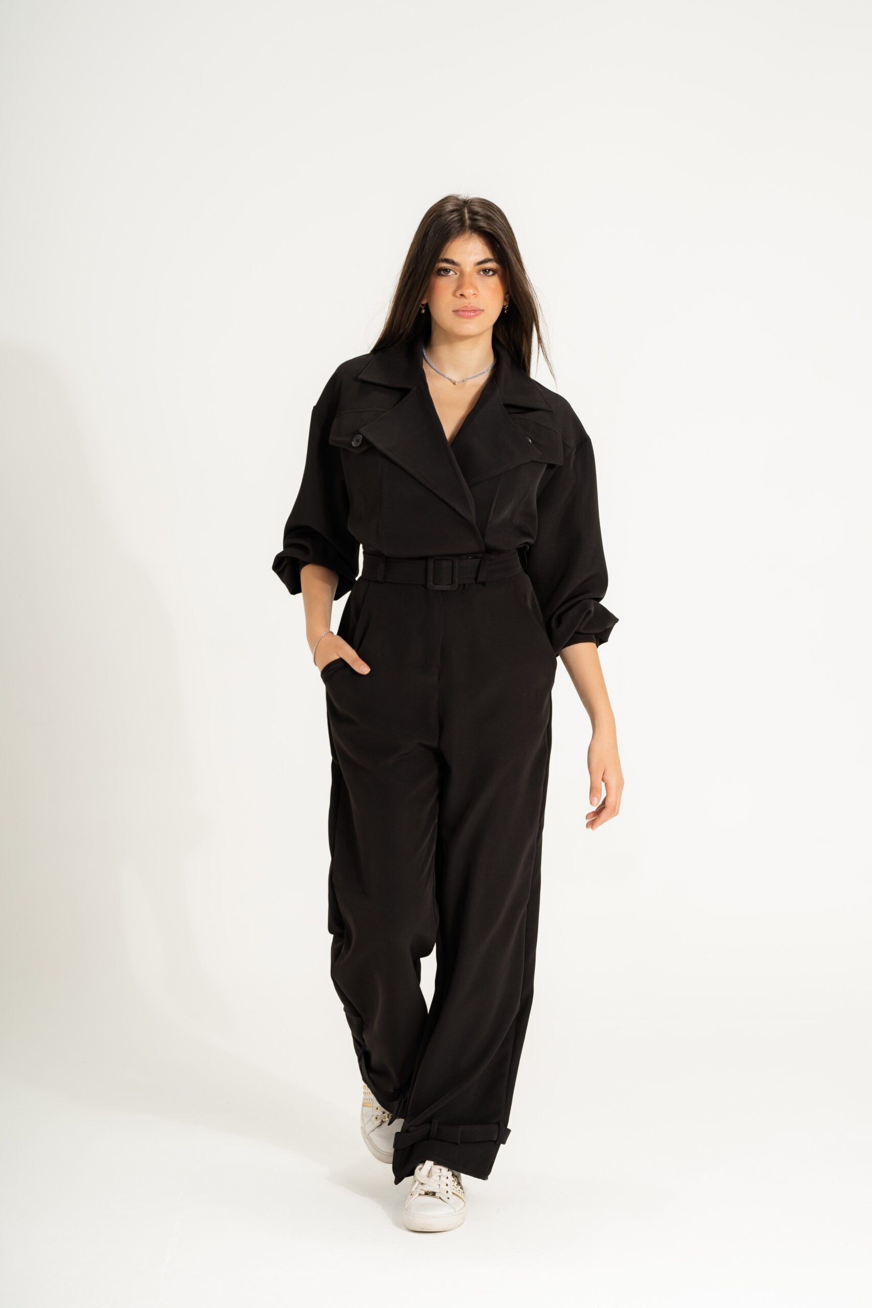 Military jumpsuit | Black Black Swan Fashion