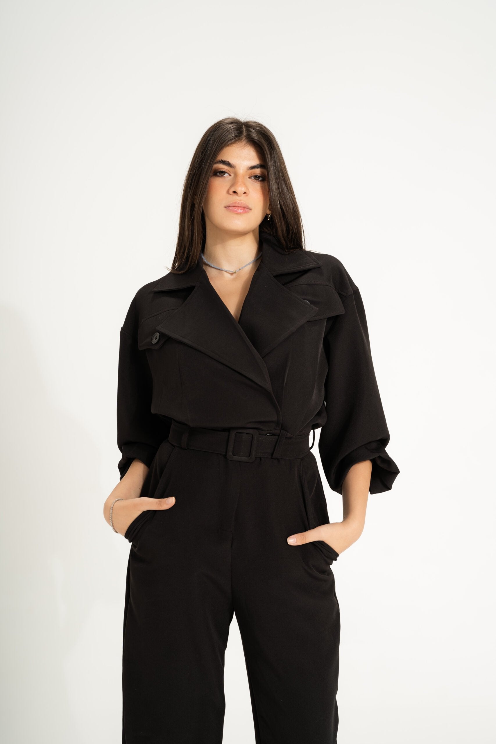 Military jumpsuit | Black Black Swan Fashion