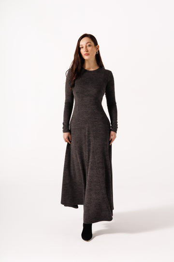 Charlotte Dress | Dark Grey