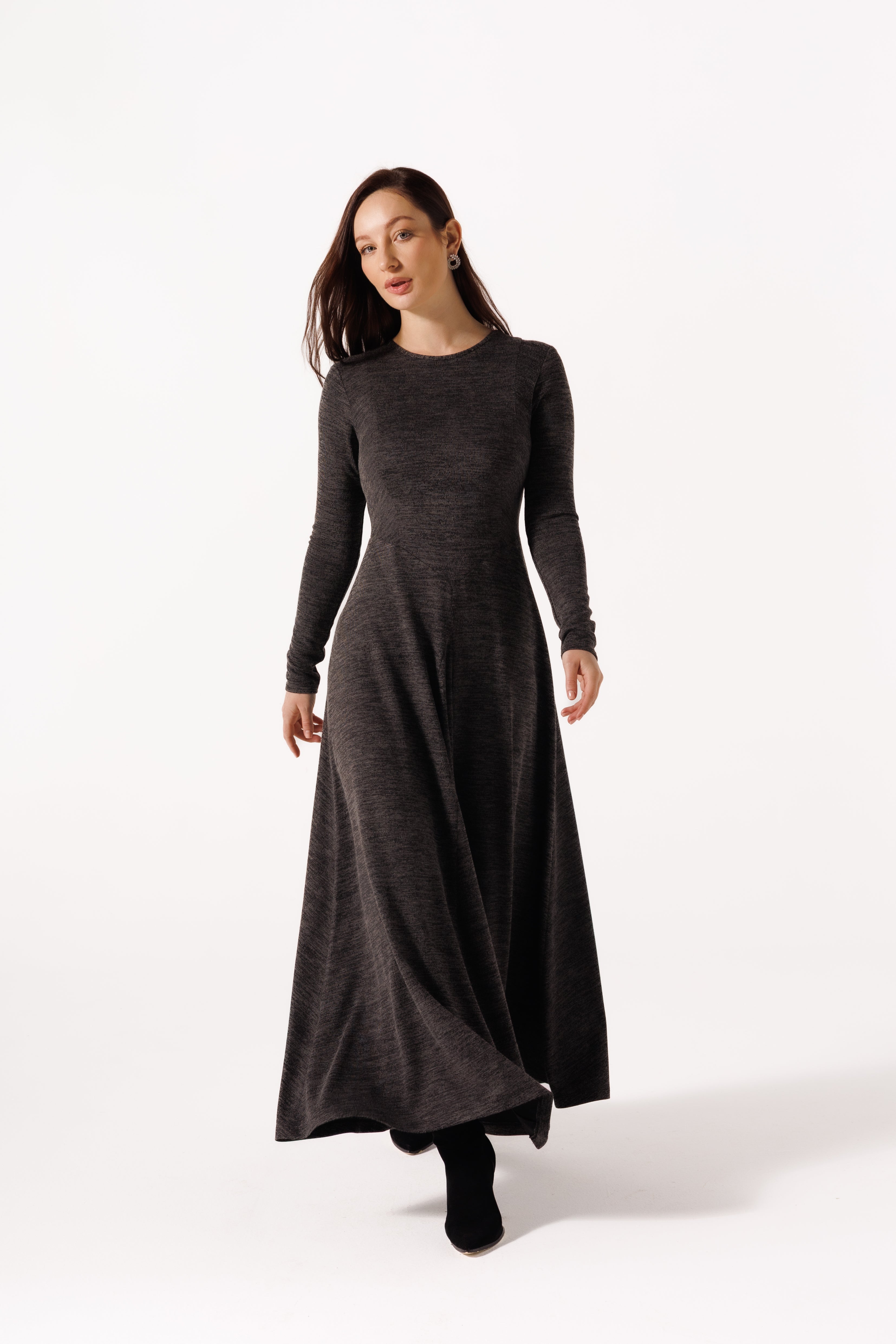 Charlotte Dress | Dark Grey