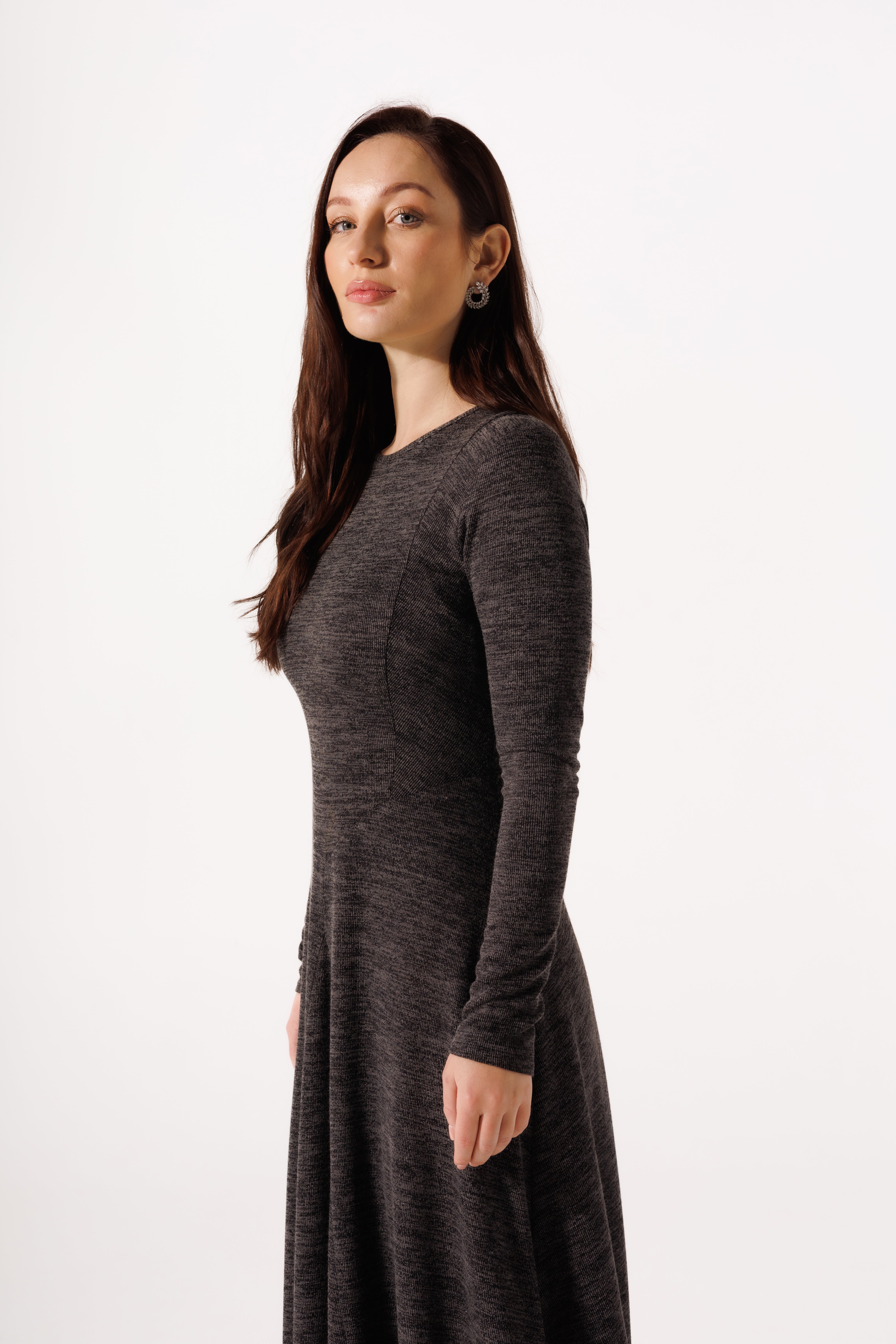 Charlotte Dress | Dark Grey