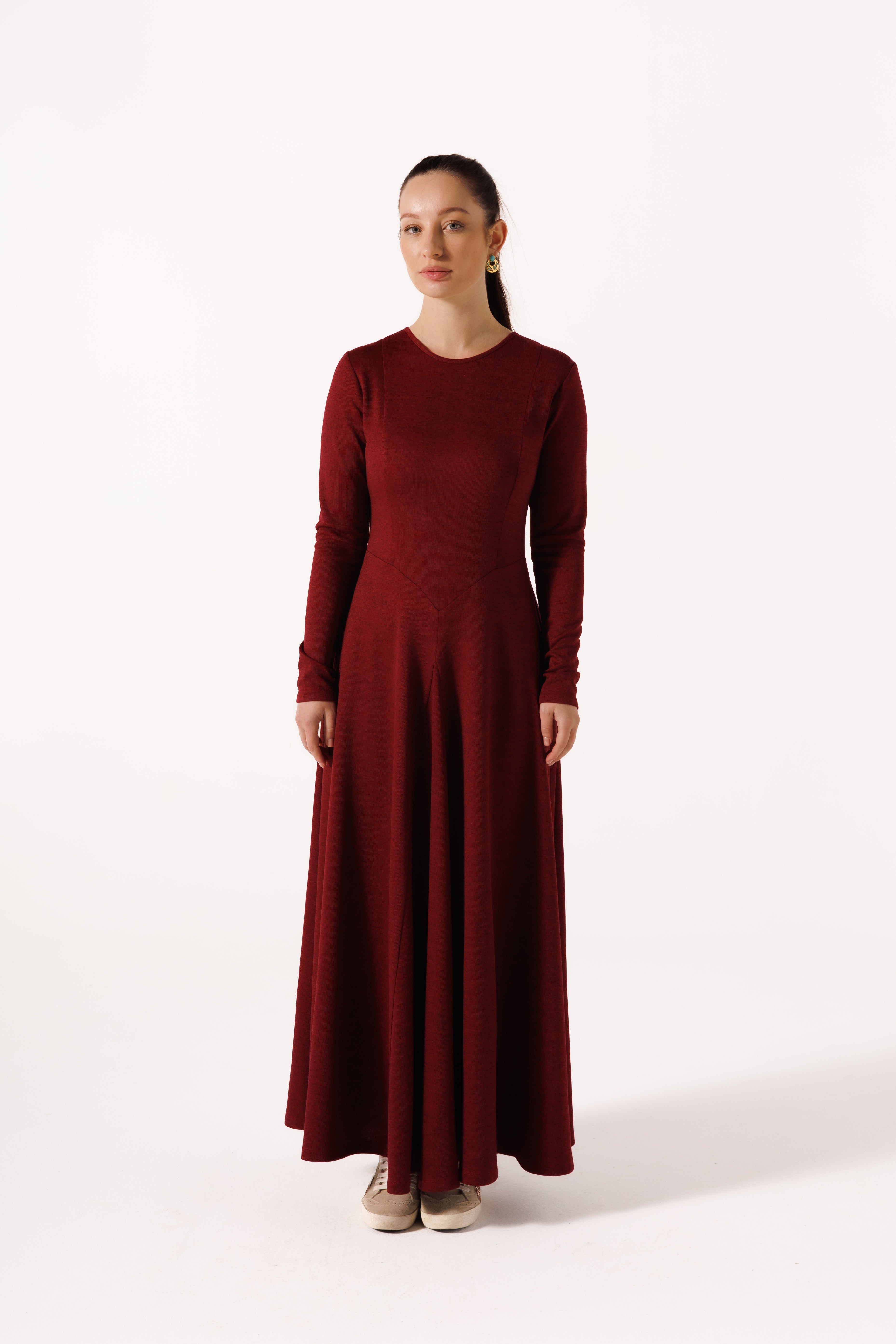 Charlotte Dress | Garnet Red