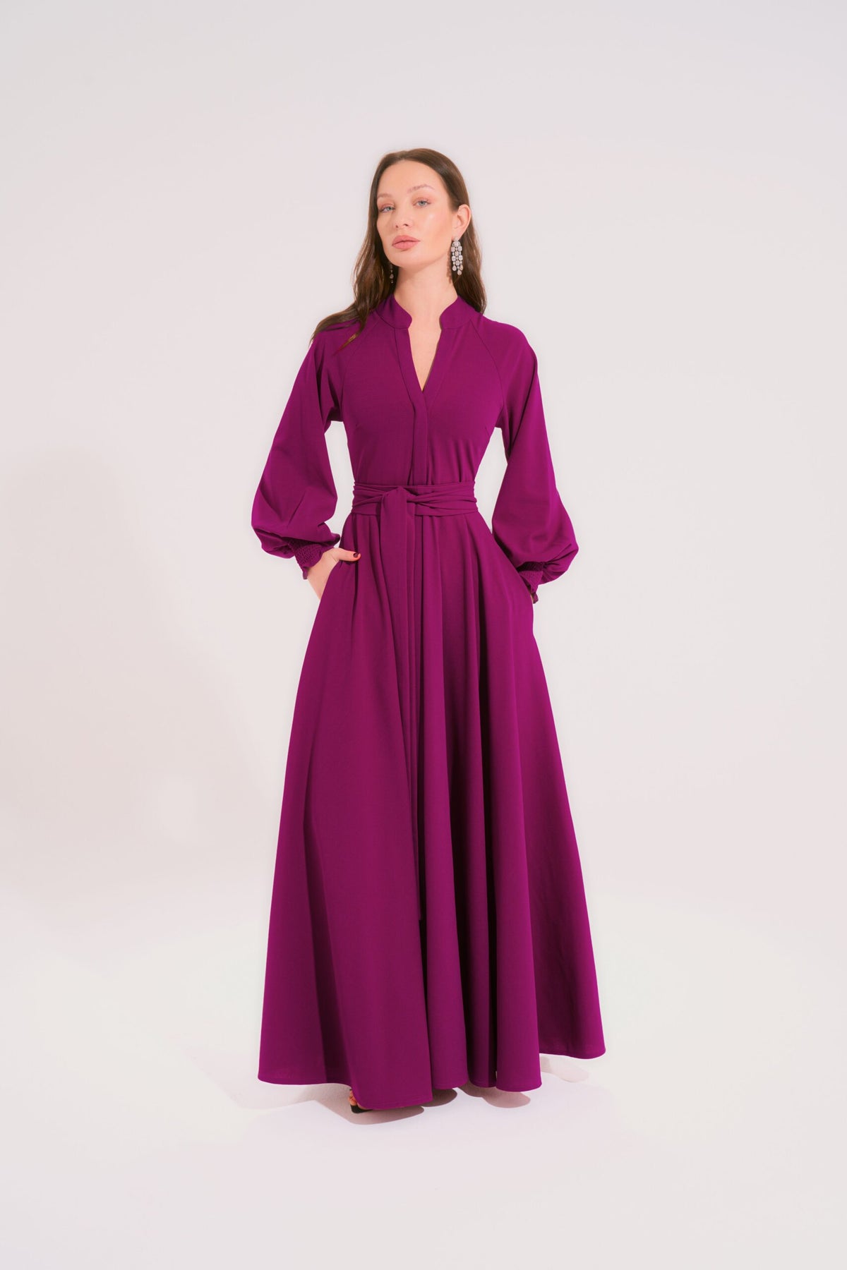 Hera Dress | Dark Fuchsia Black Swan Fashion