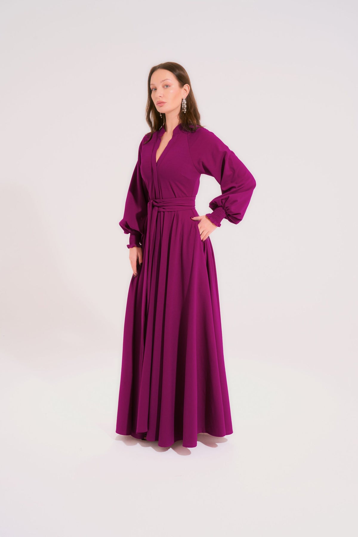 Hera Dress | Dark Fuchsia Black Swan Fashion