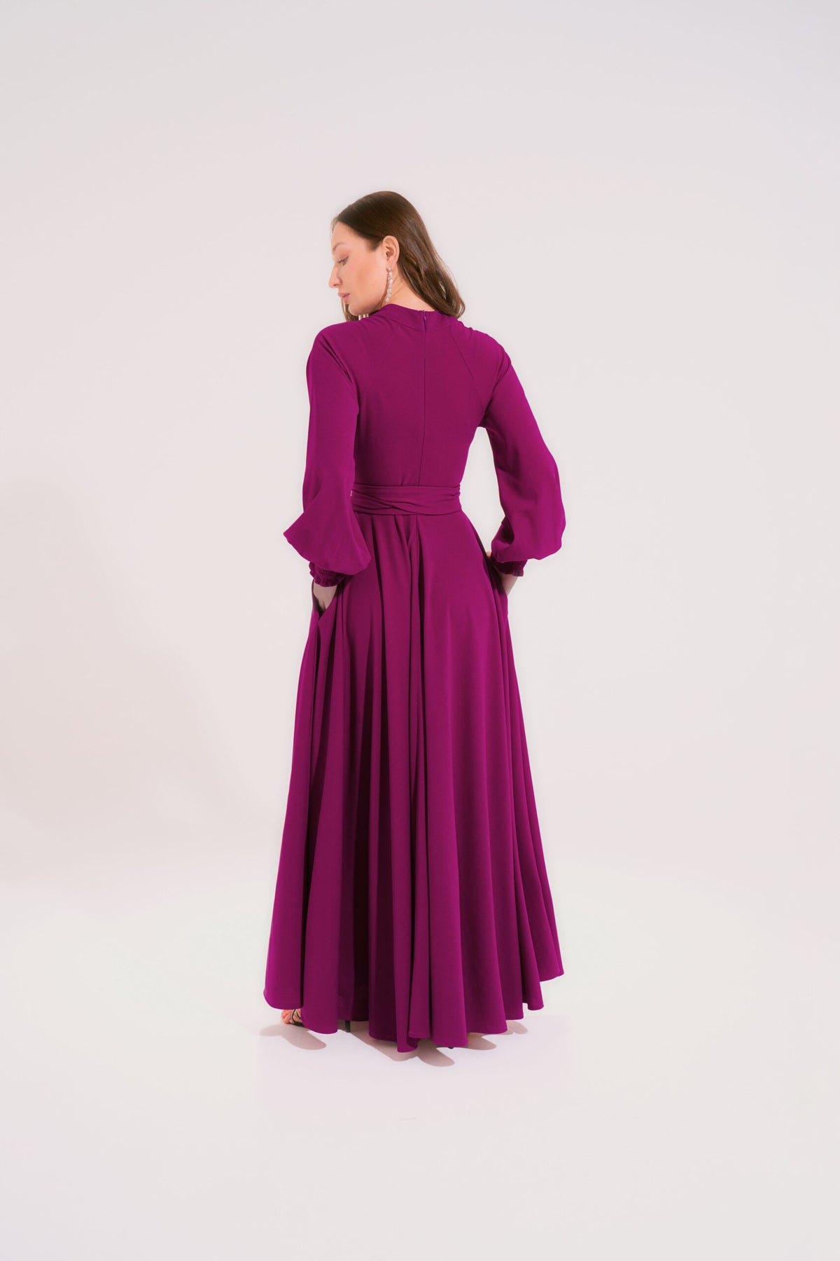 Hera Dress | Dark Fuchsia Black Swan Fashion