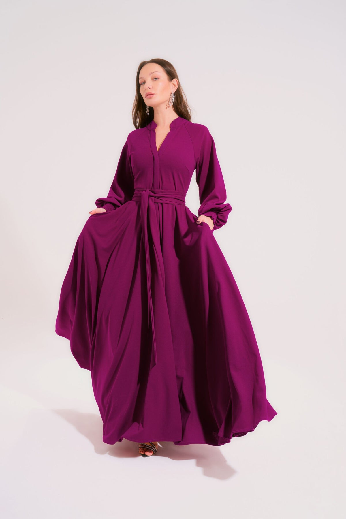 Hera Dress | Dark Fuchsia Black Swan Fashion