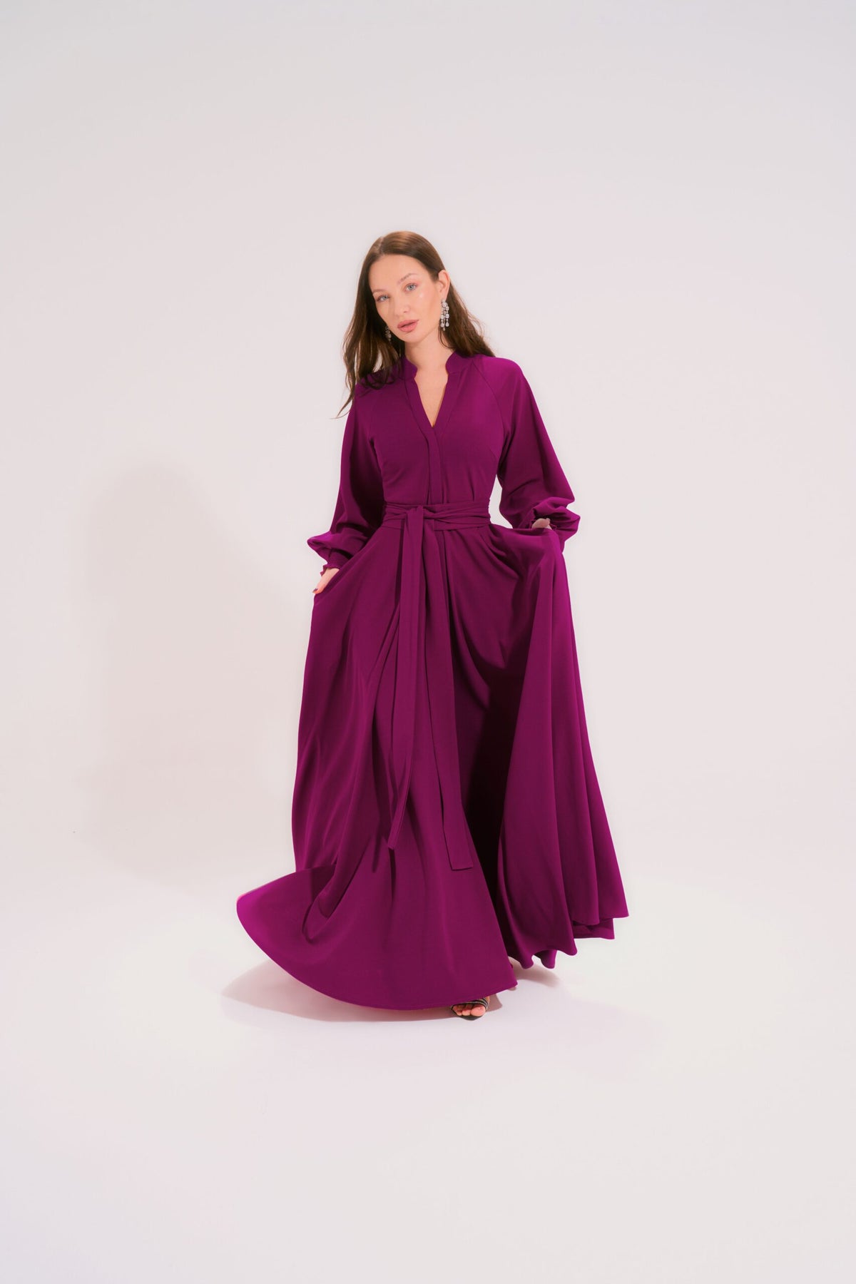 Hera Dress | Dark Fuchsia Black Swan Fashion
