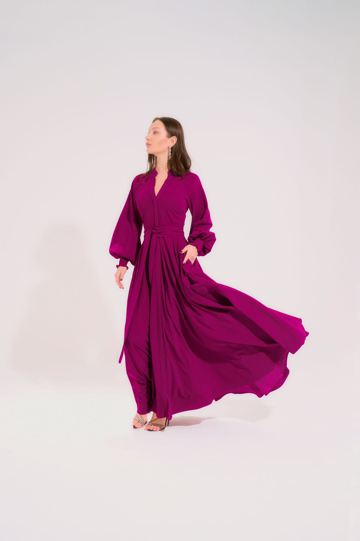 Hera Dress | Dark Fuchsia Black Swan Fashion