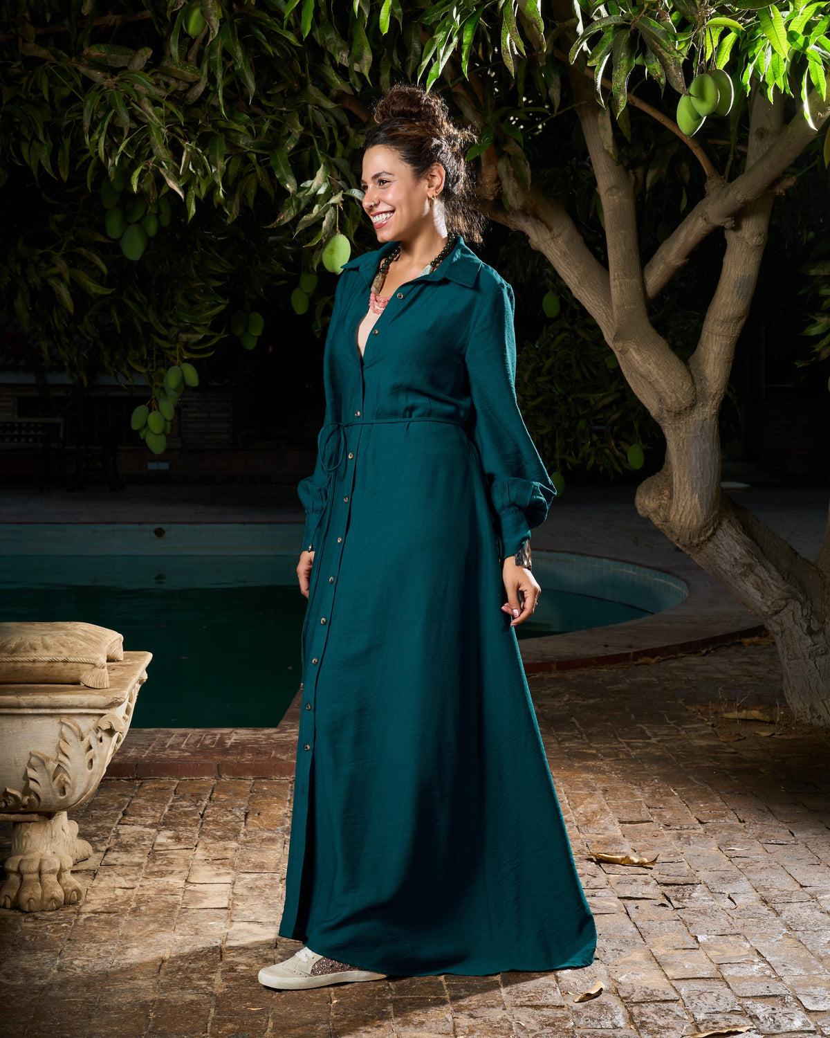 Gabby Shirt Dress | Peacock My Store