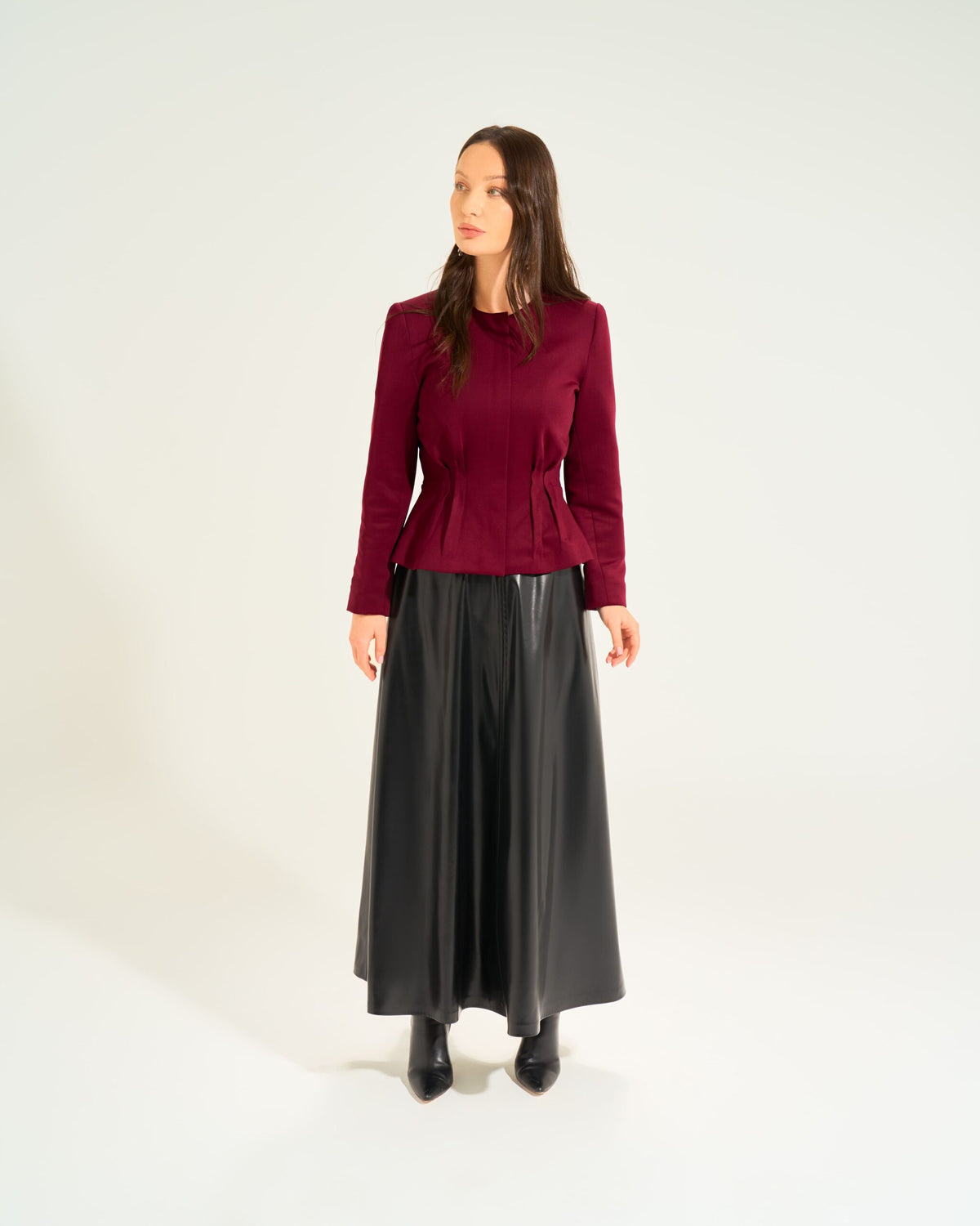 Elina Jacket | Dark Red My Store