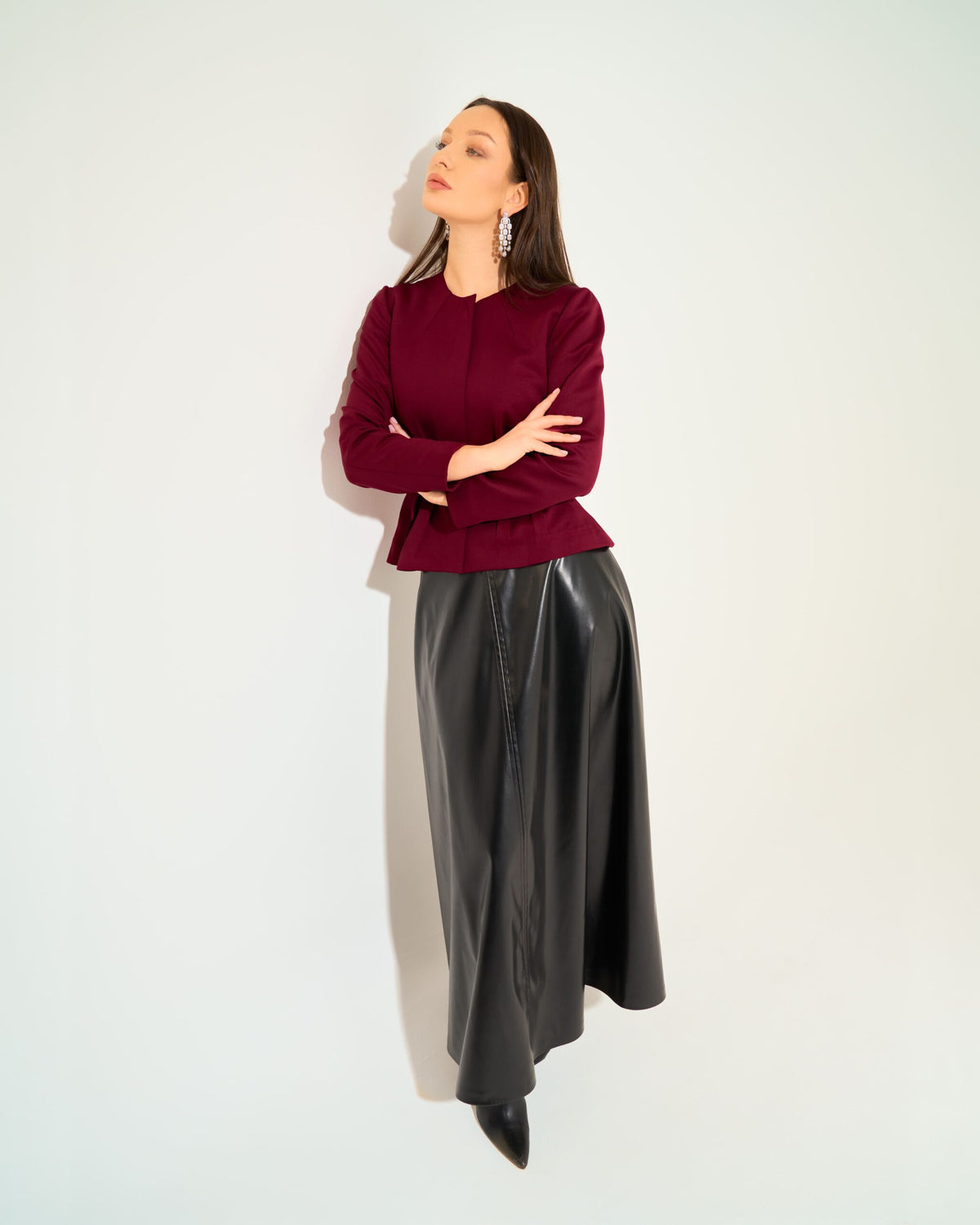 Elina Jacket | Dark Red My Store