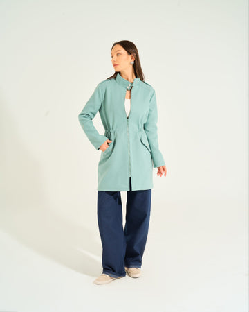 Bella Military Jacket | Mint