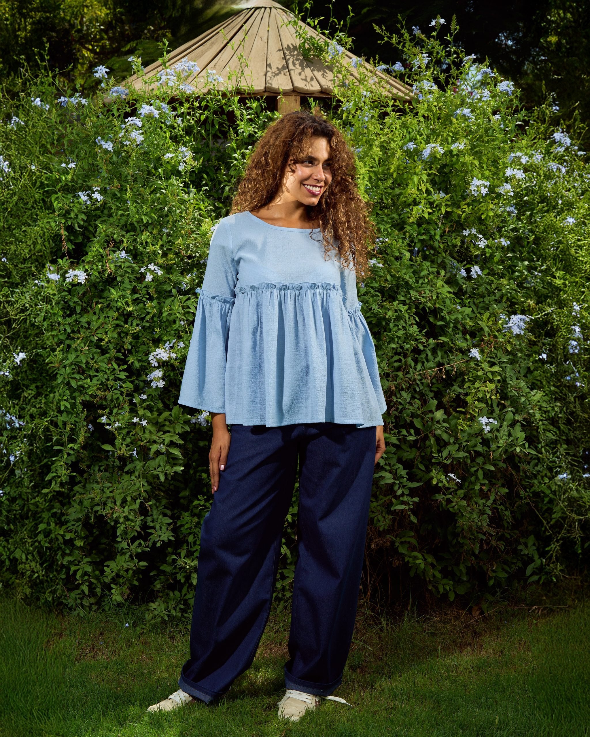 Dove Blouse | Baby blue