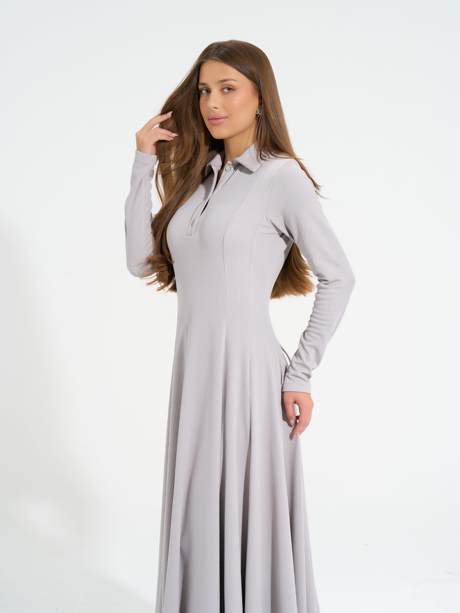 Diana Dress | Baby Grey