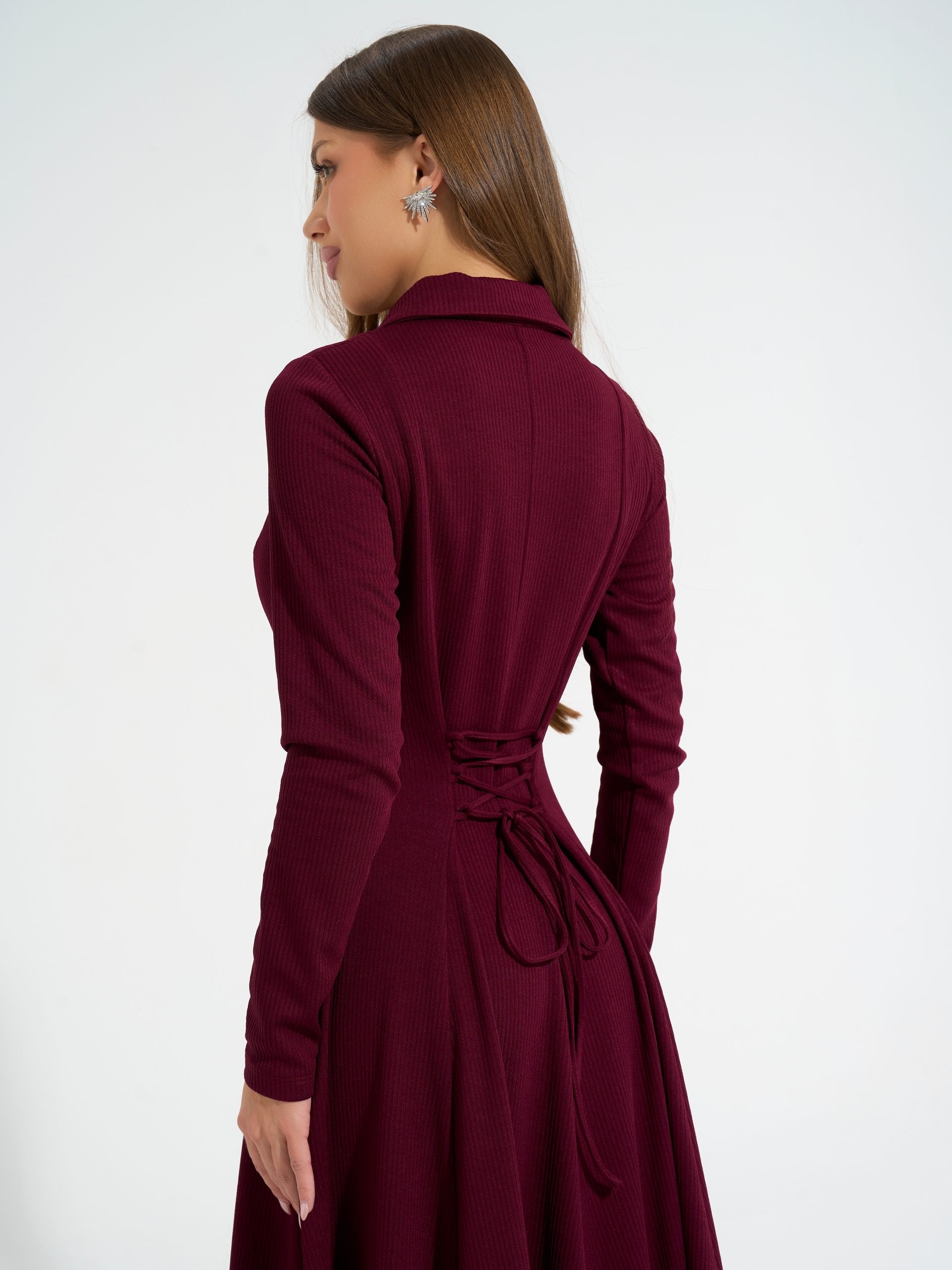 Diana Dress | Burgundy