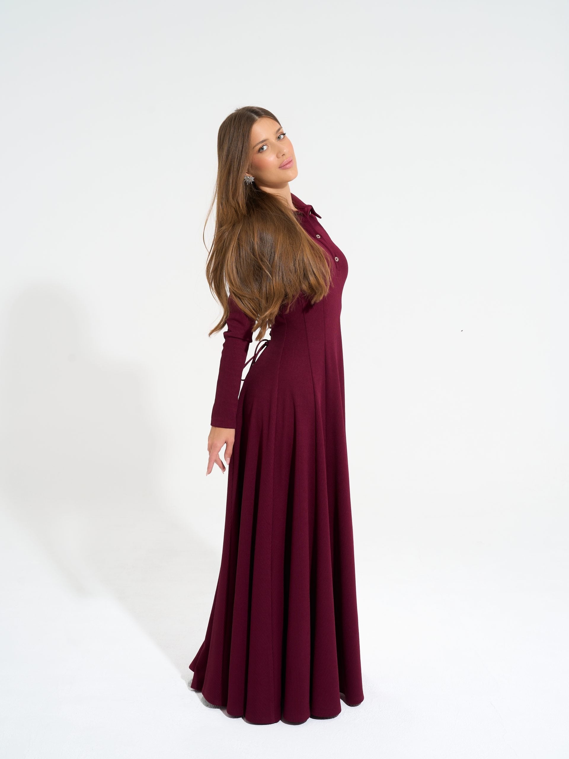 Diana Dress | Burgundy