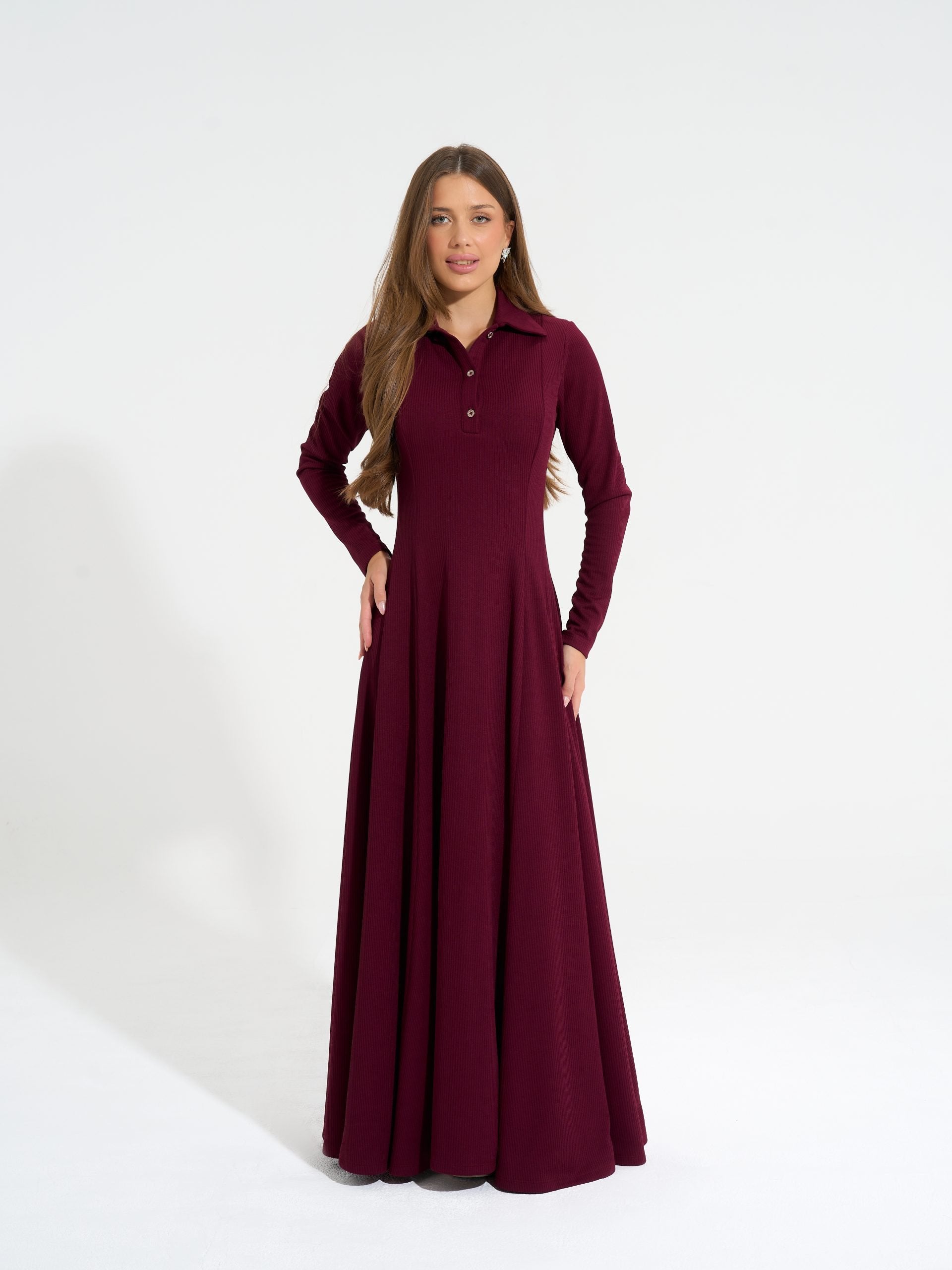Diana Dress | Burgundy