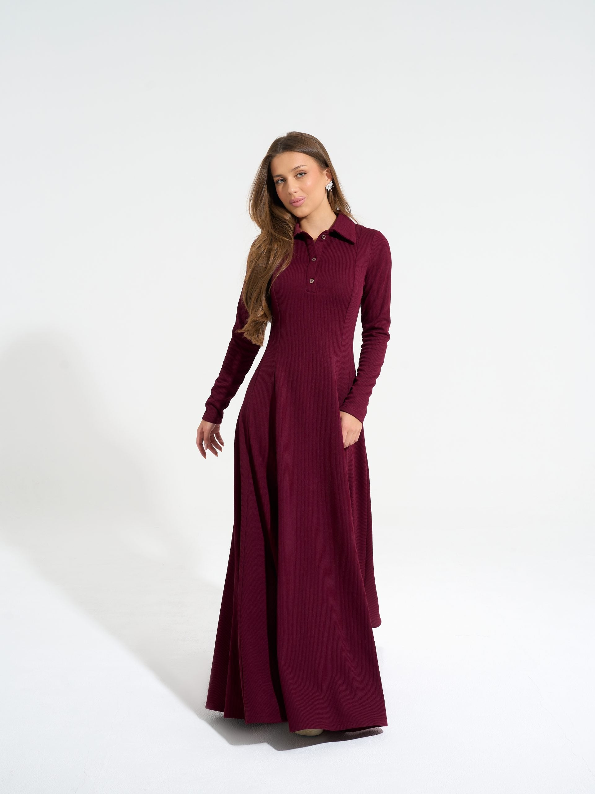 Diana Dress | Burgundy