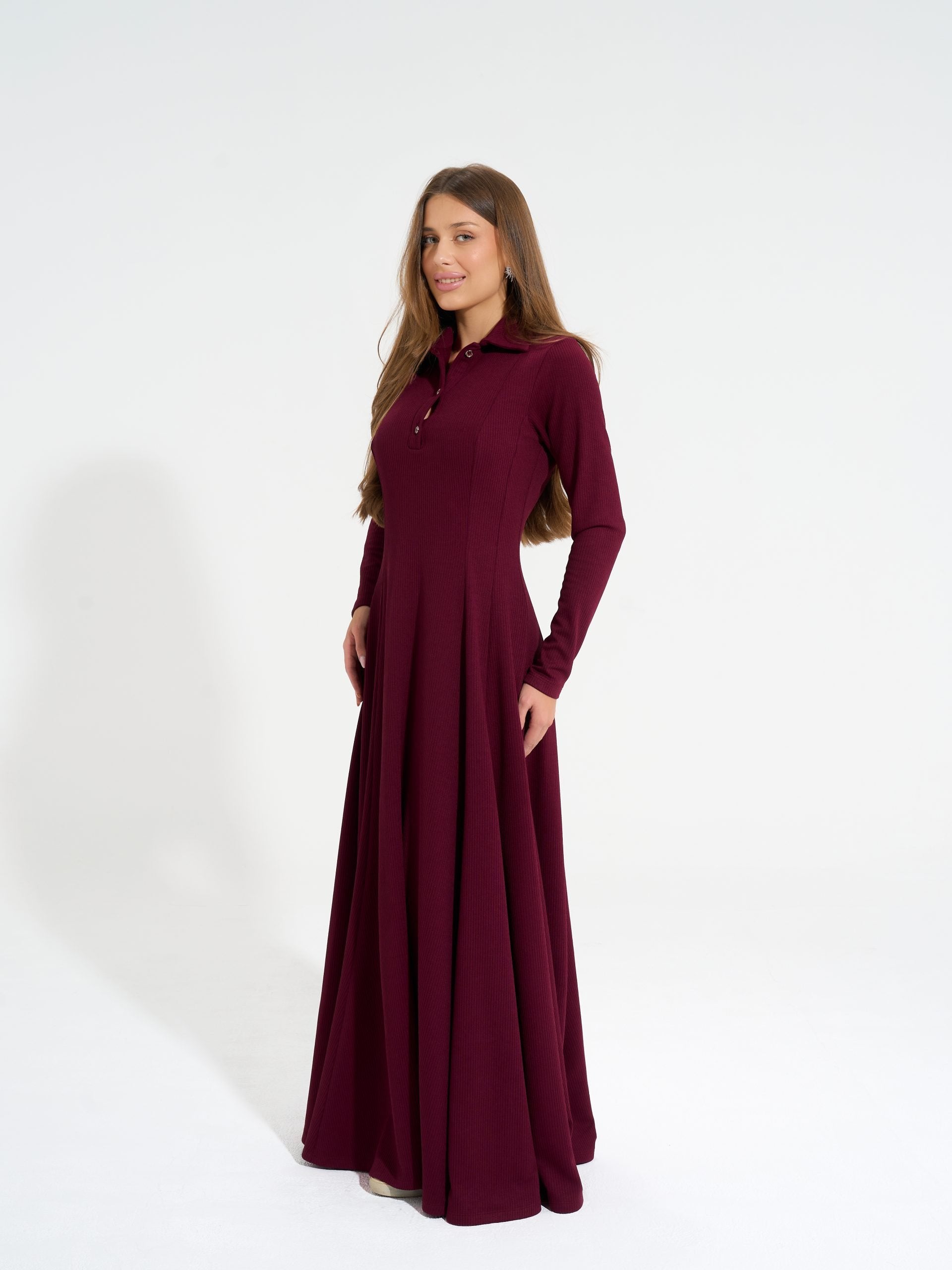 Diana Dress | Burgundy
