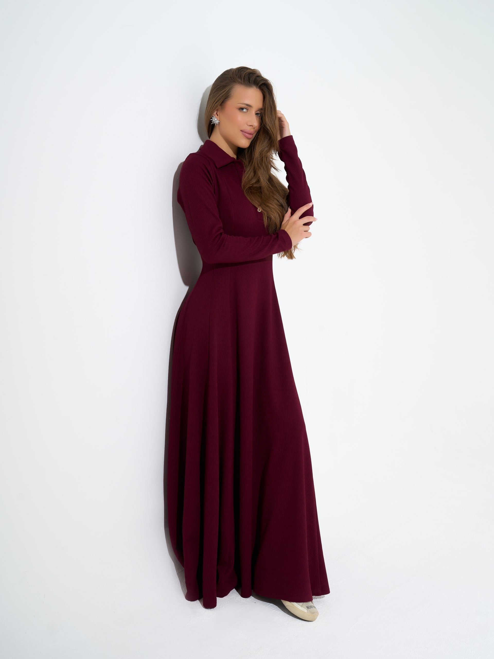 Diana Dress | Burgundy