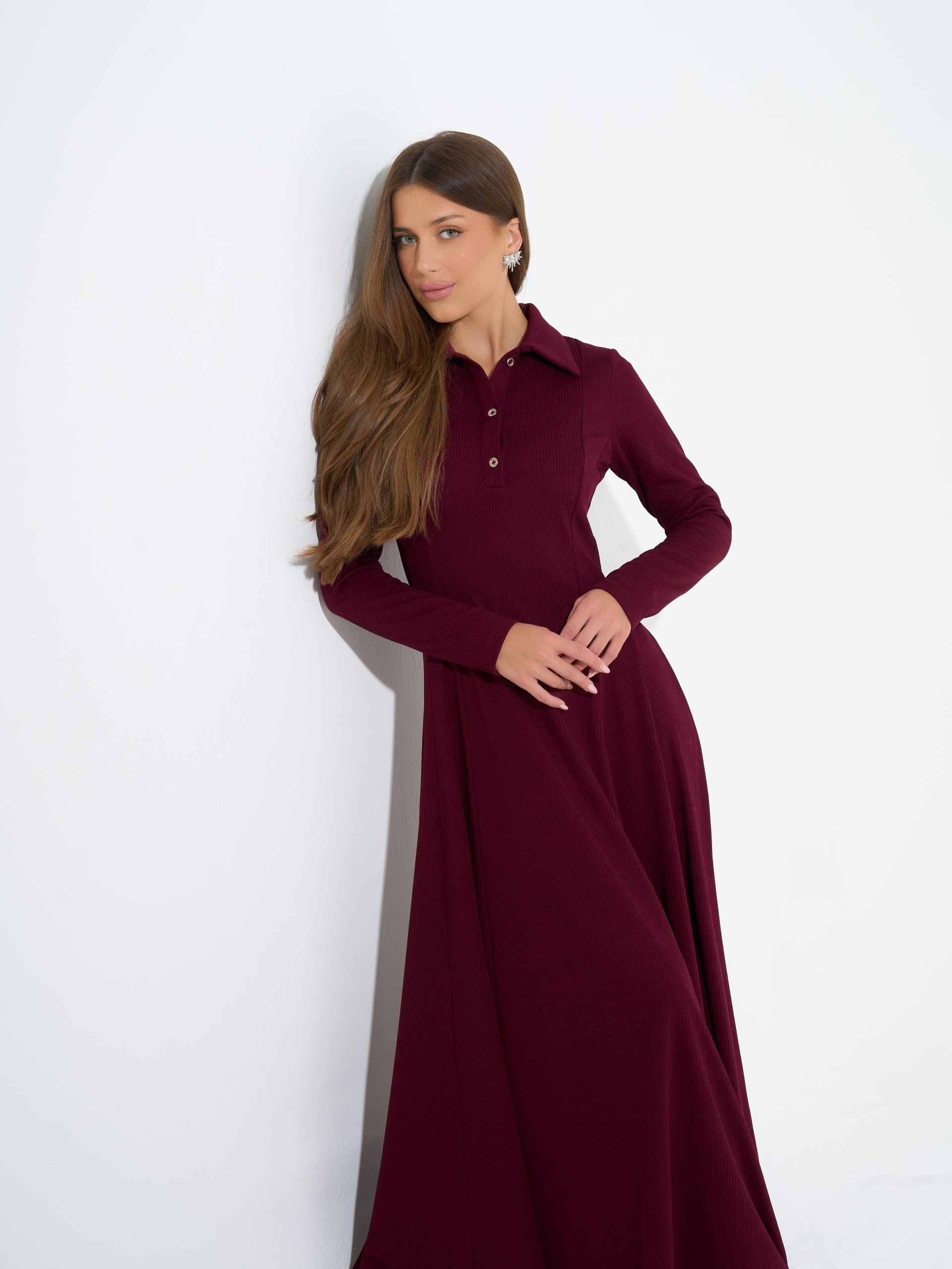 Diana Dress | Burgundy