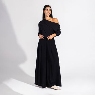 The Little Egret Blouse | Black Black Swan Fashion