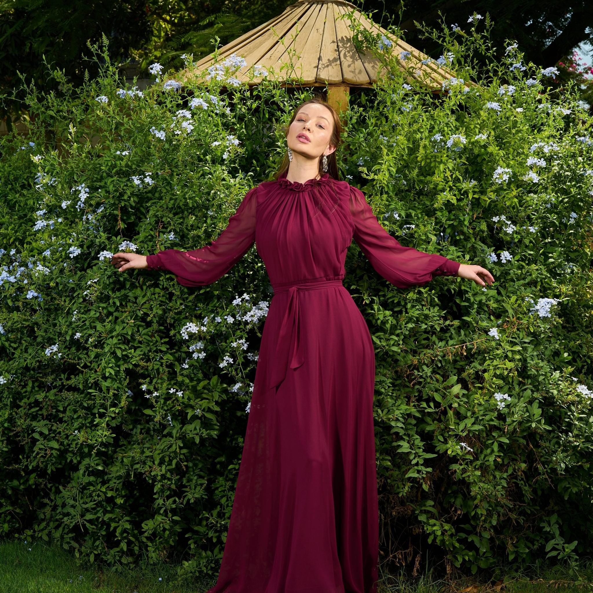Elsa Dress | Deep Burgundy Elsa Dress | Deep Burgundy
