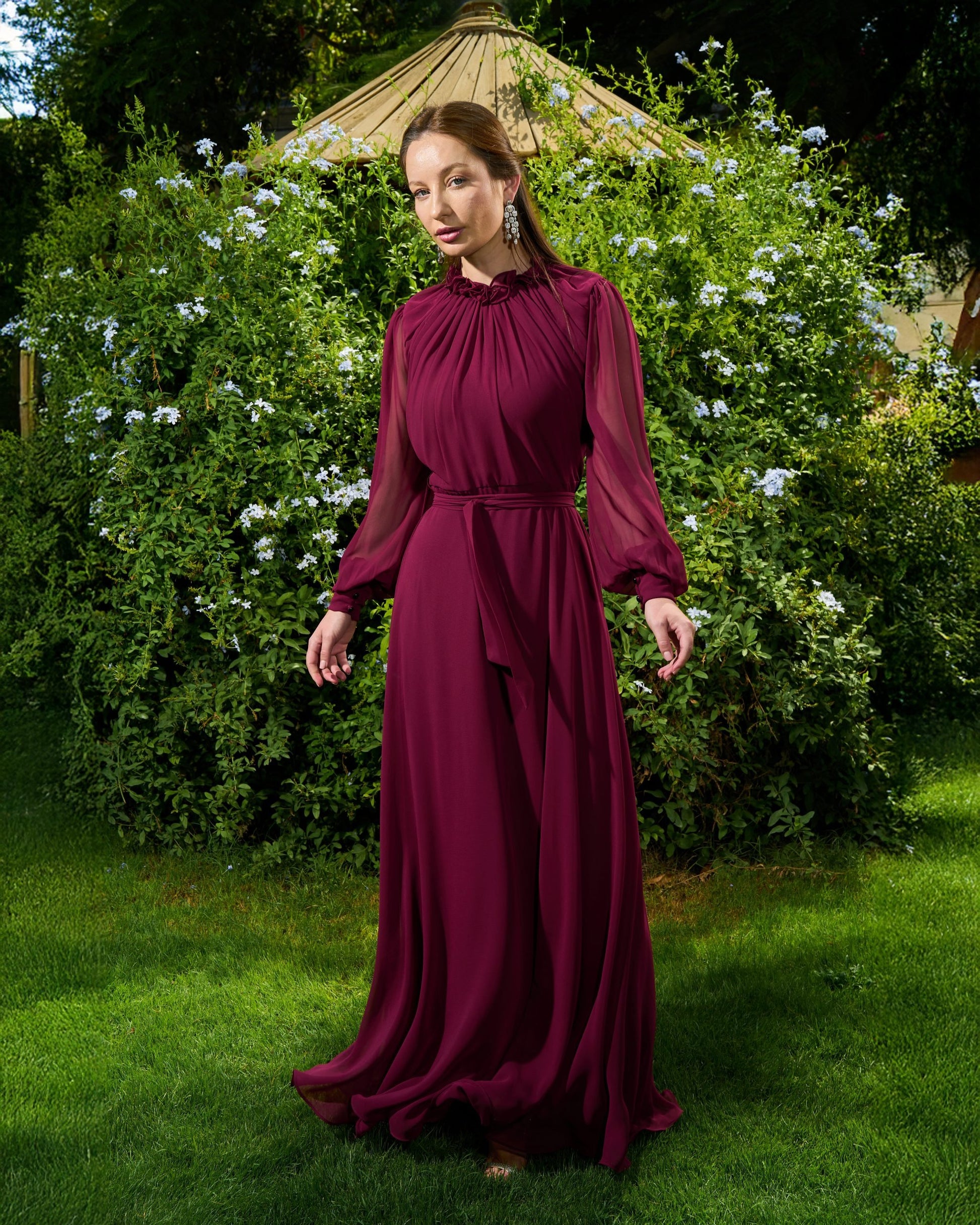 Elsa Dress | Deep Burgundy Elsa Dress | Deep Burgundy
