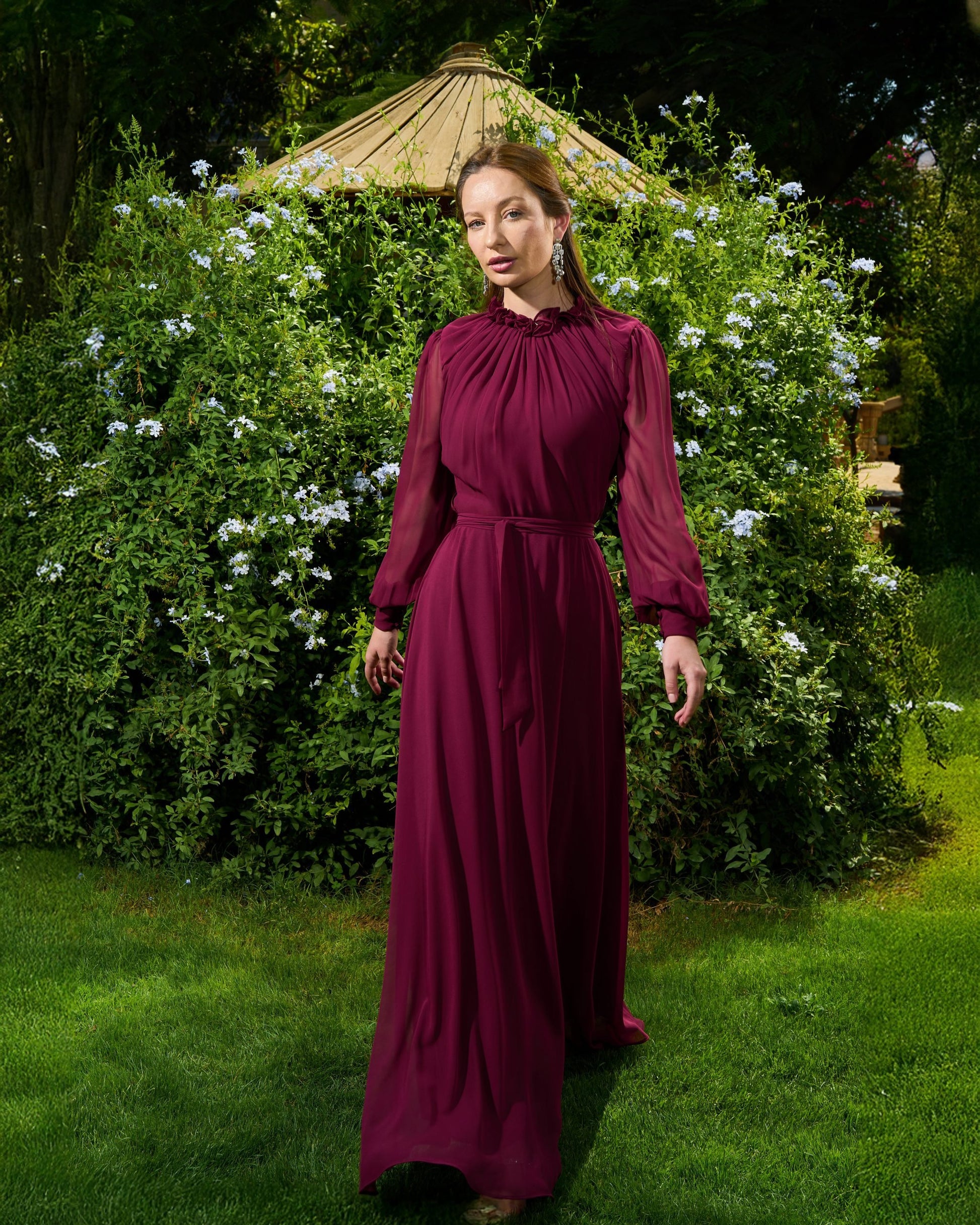 Elsa Dress | Deep Burgundy My Store