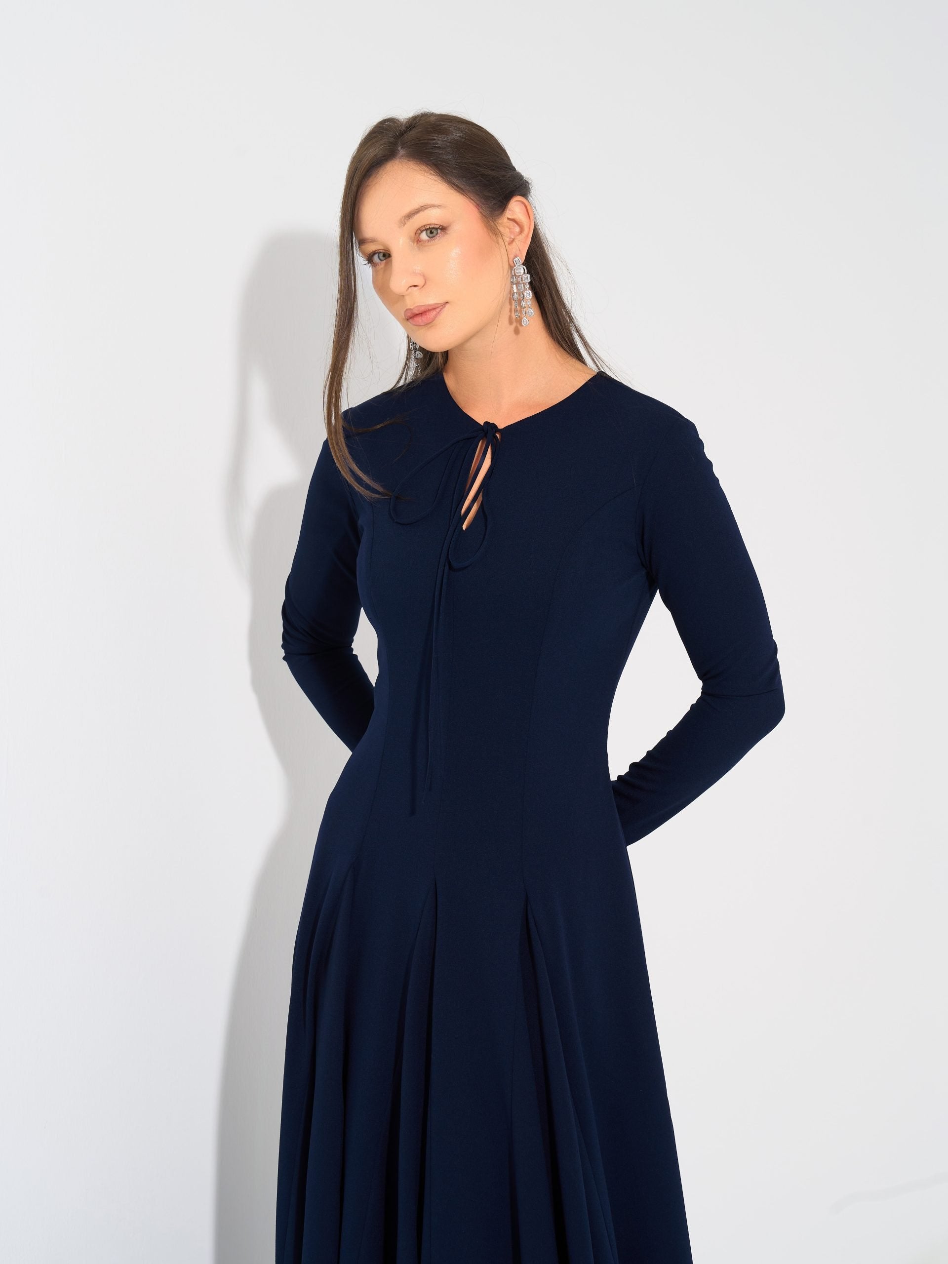 Freya Dress | Navy Blue