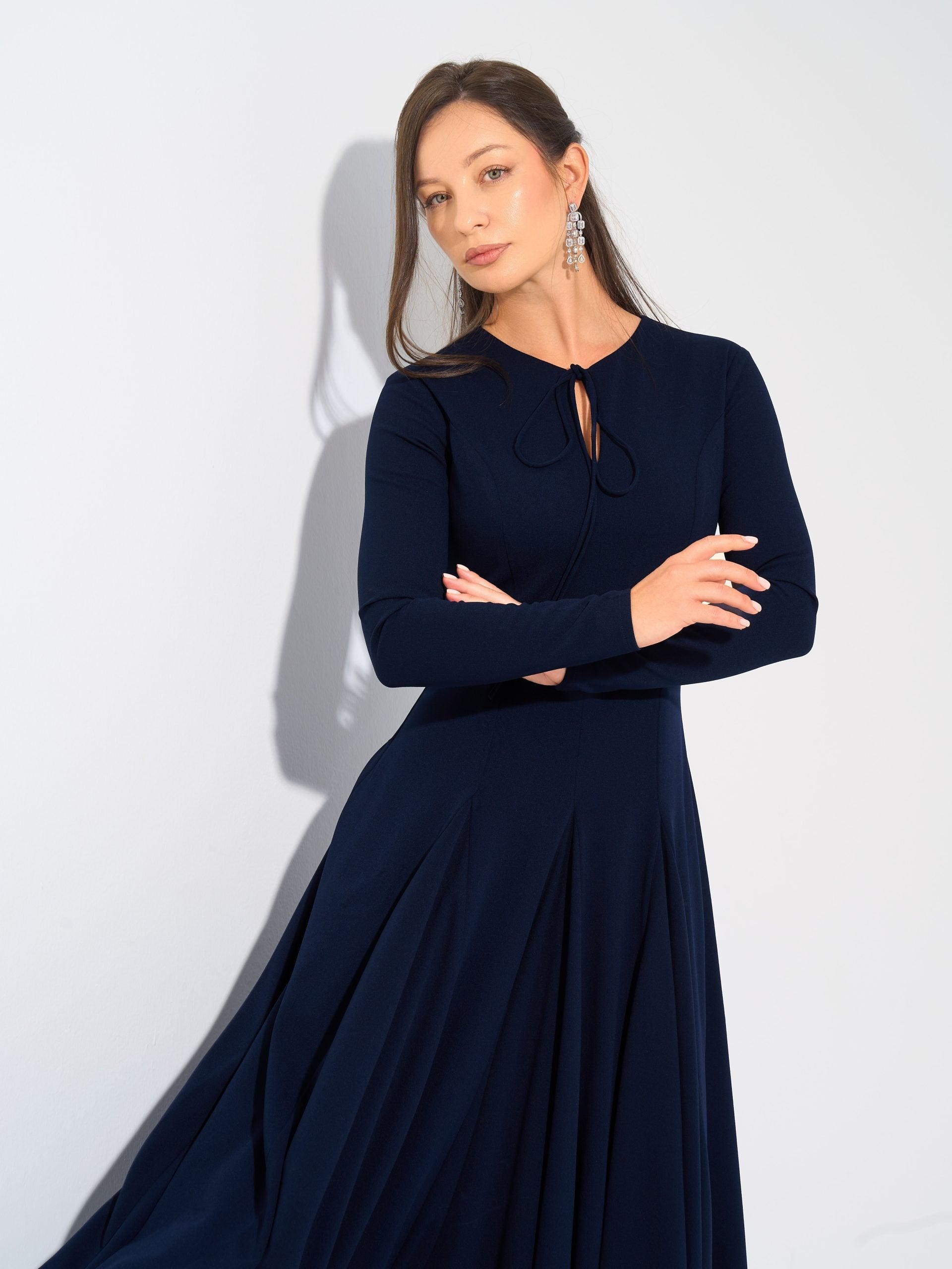 Freya Dress | Navy Blue