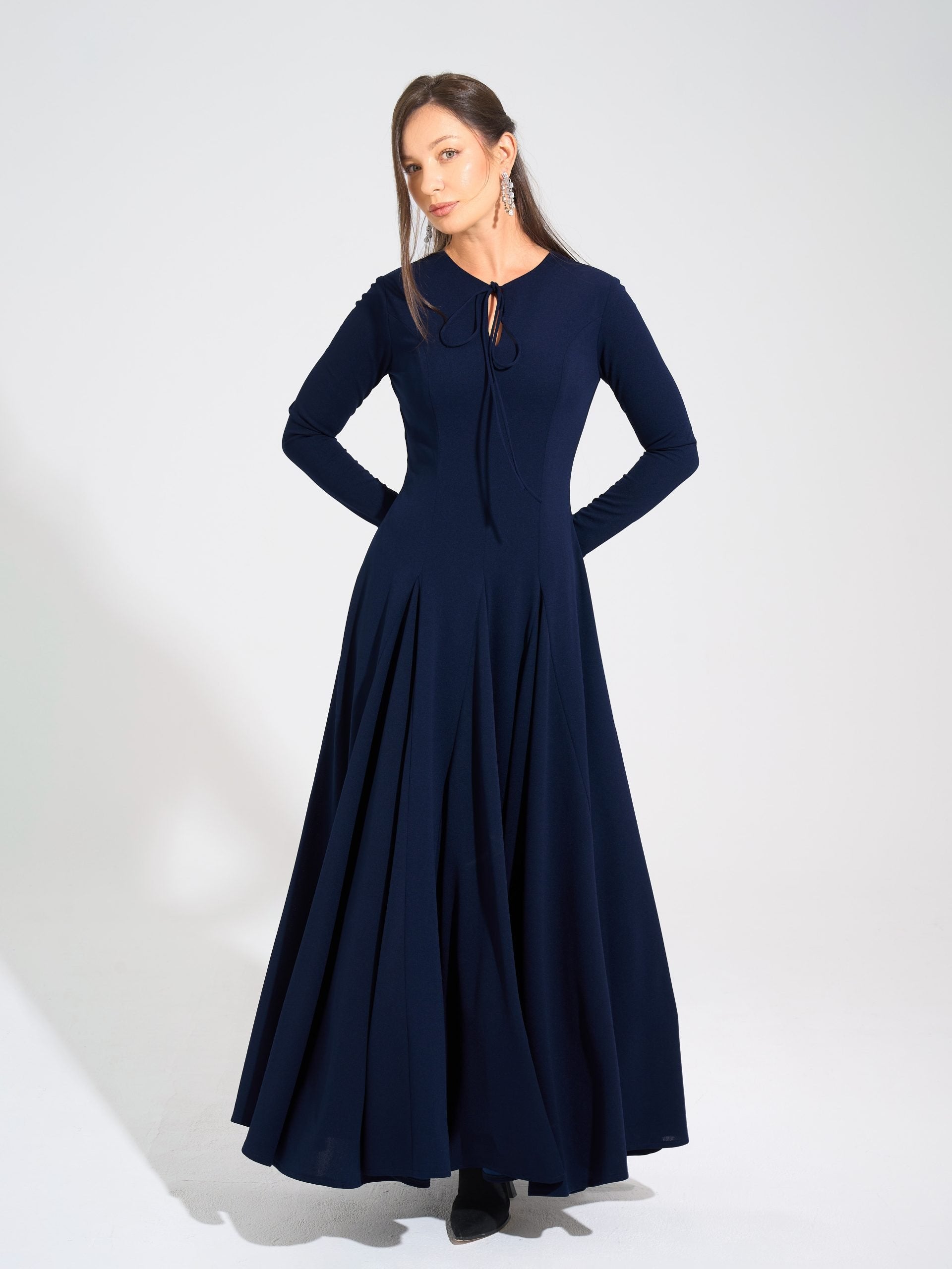 Freya Dress | Navy Blue