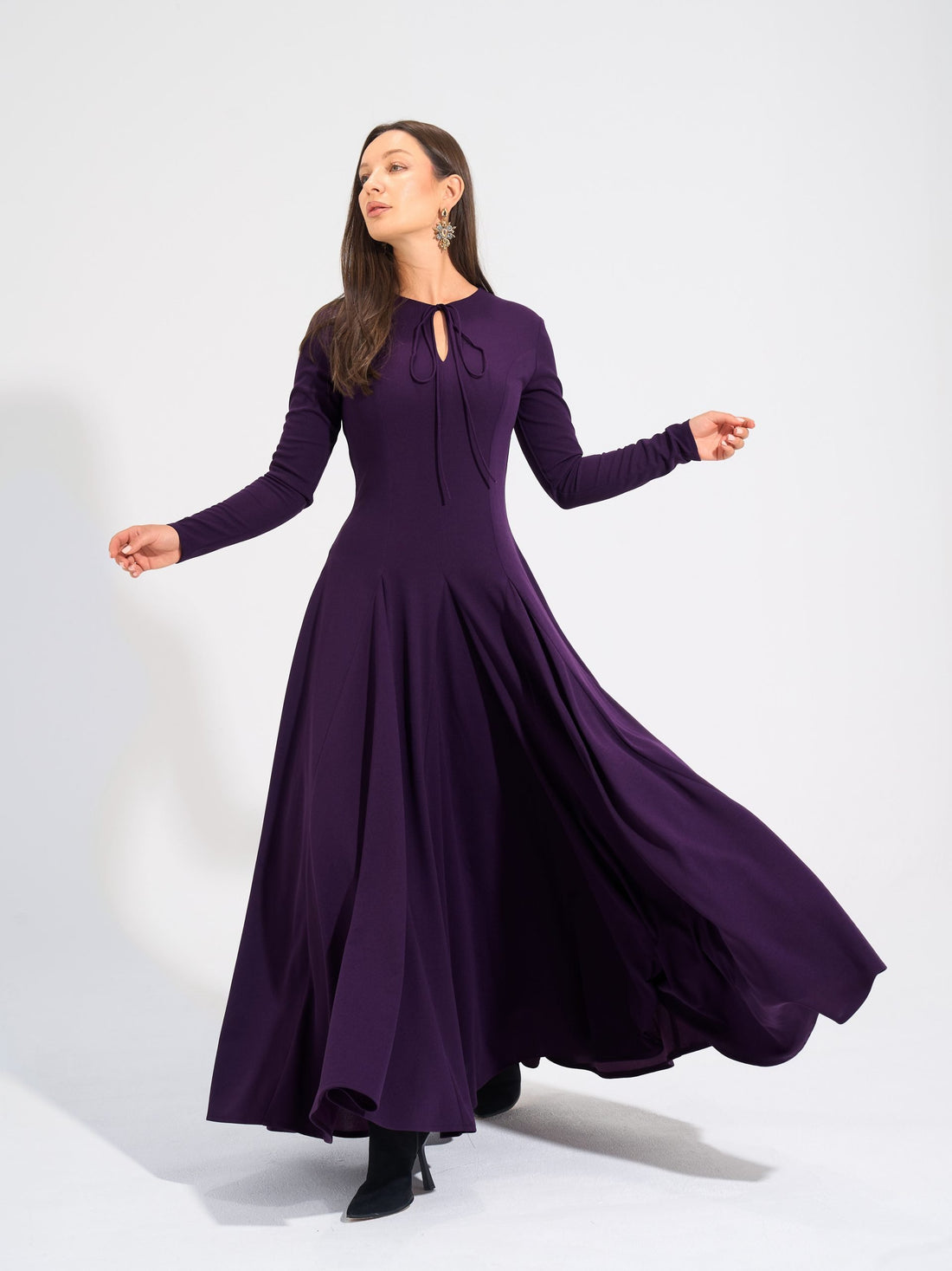 Freya Dress | Purple