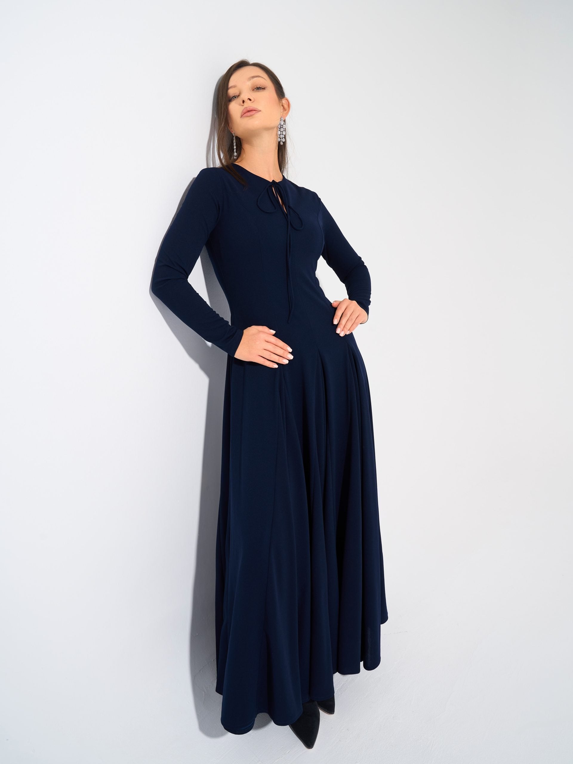 Freya Dress | Navy Blue