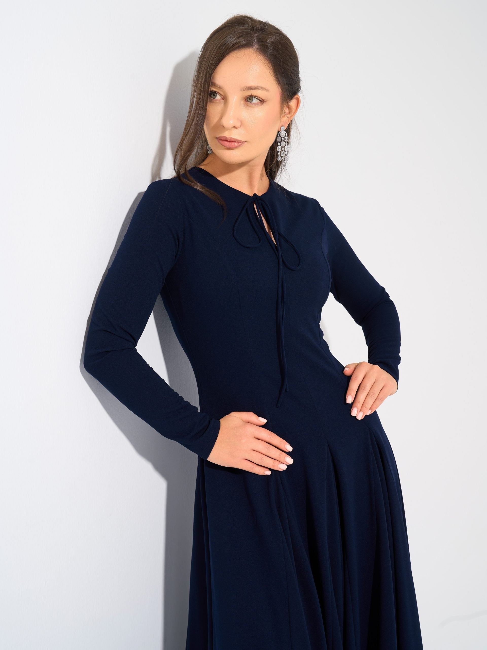 Freya Dress | Navy Blue