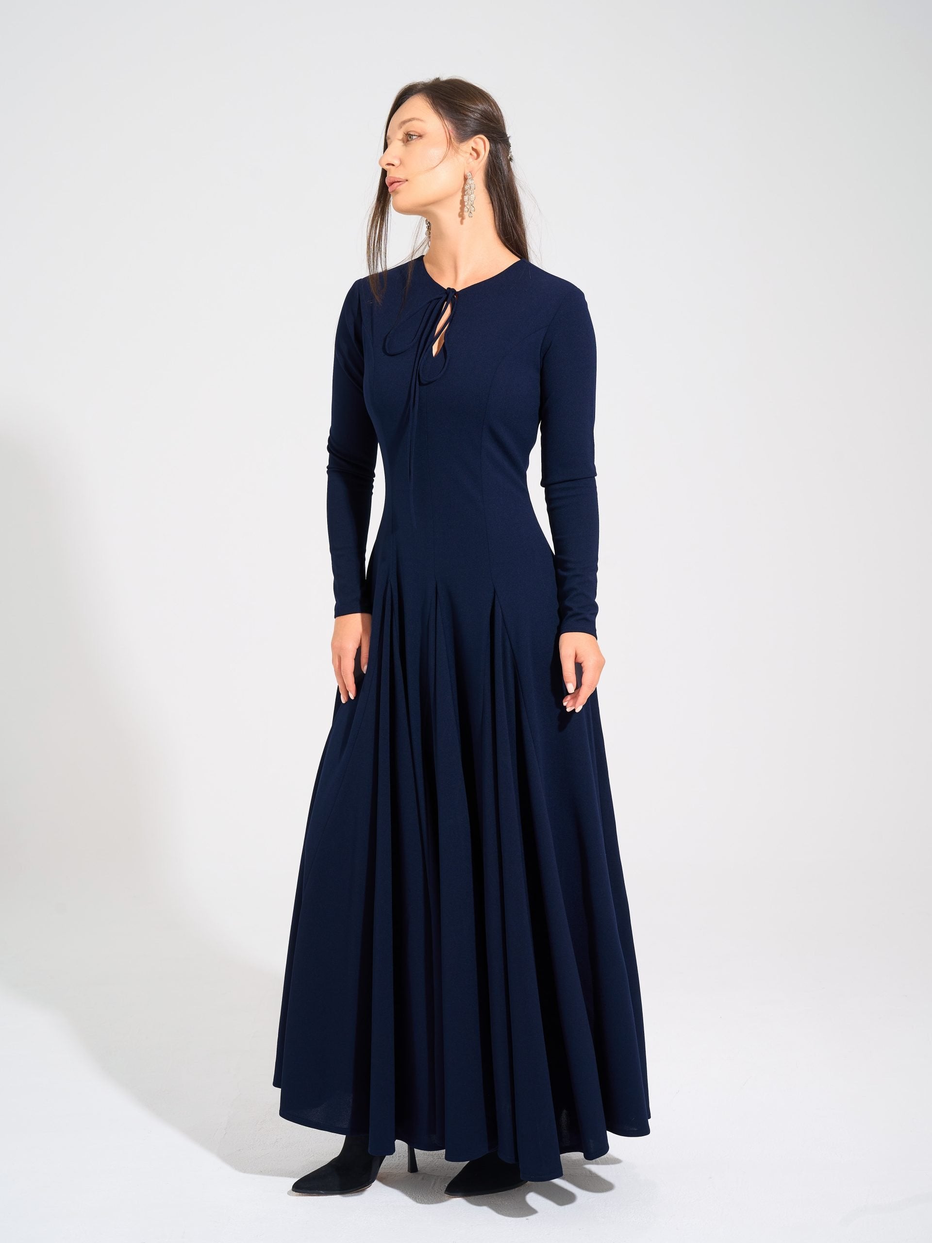 Freya Dress | Navy Blue