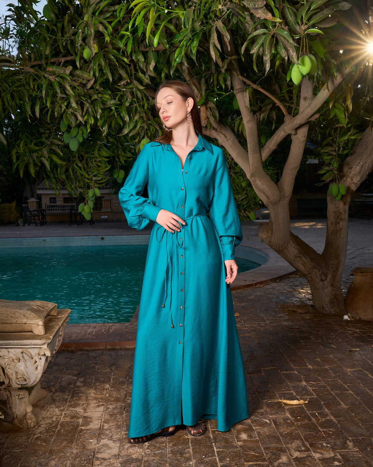 Gabby Shirt Dress | Turquoise My Store