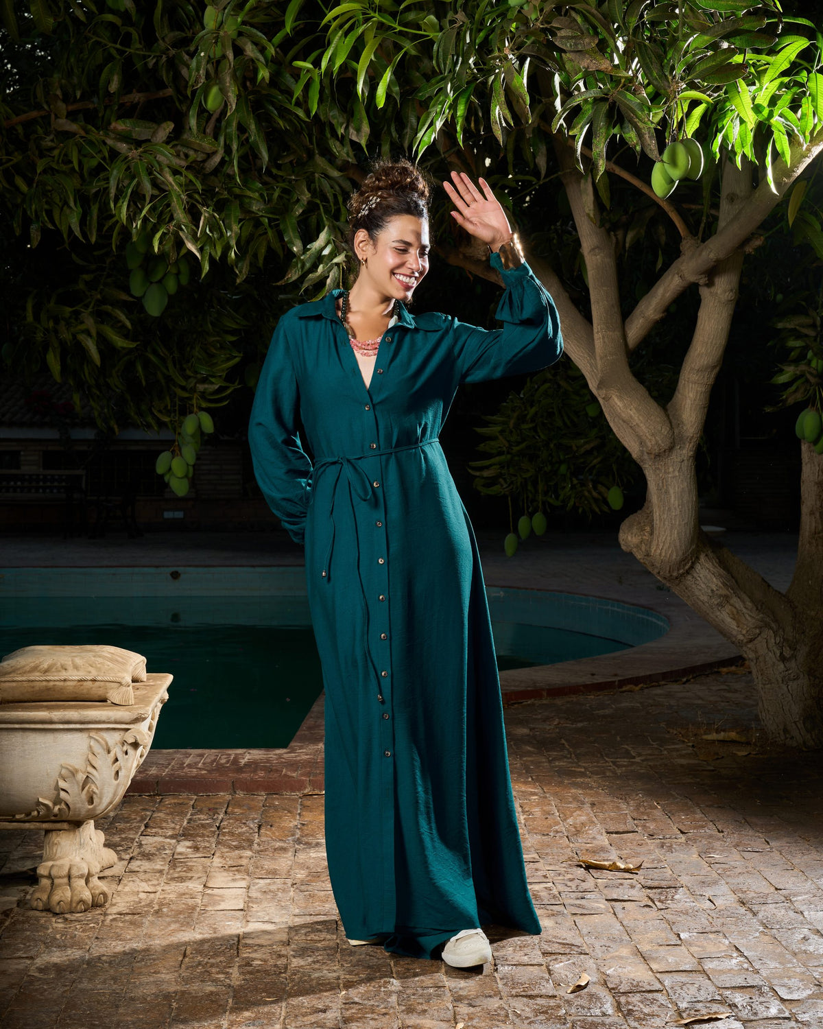 Gabby Shirt Dress | Peacock My Store