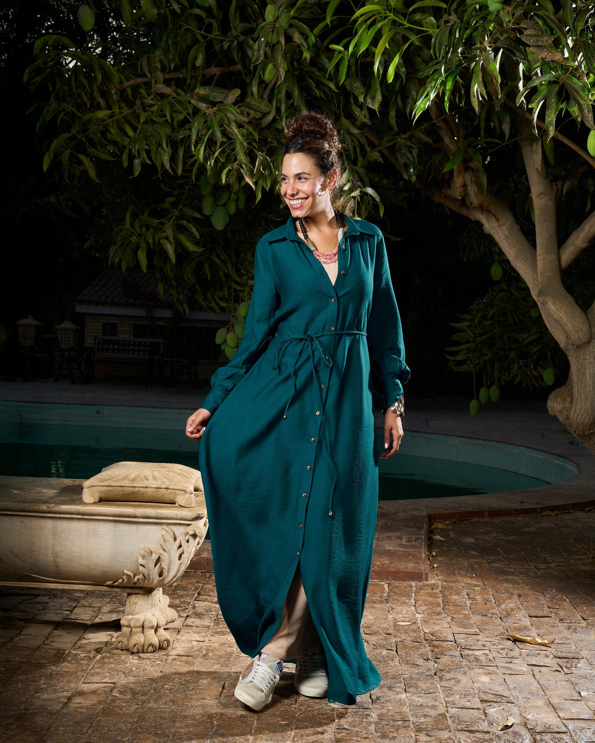 Gabby Shirt Dress | Peacock My Store