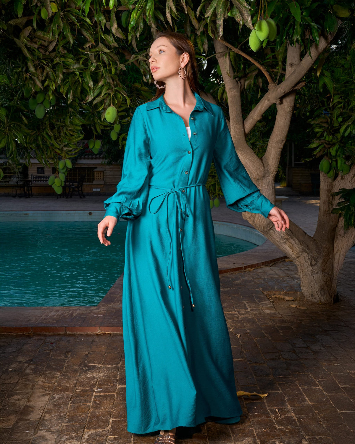 Gabby Shirt Dress | Turquoise My Store