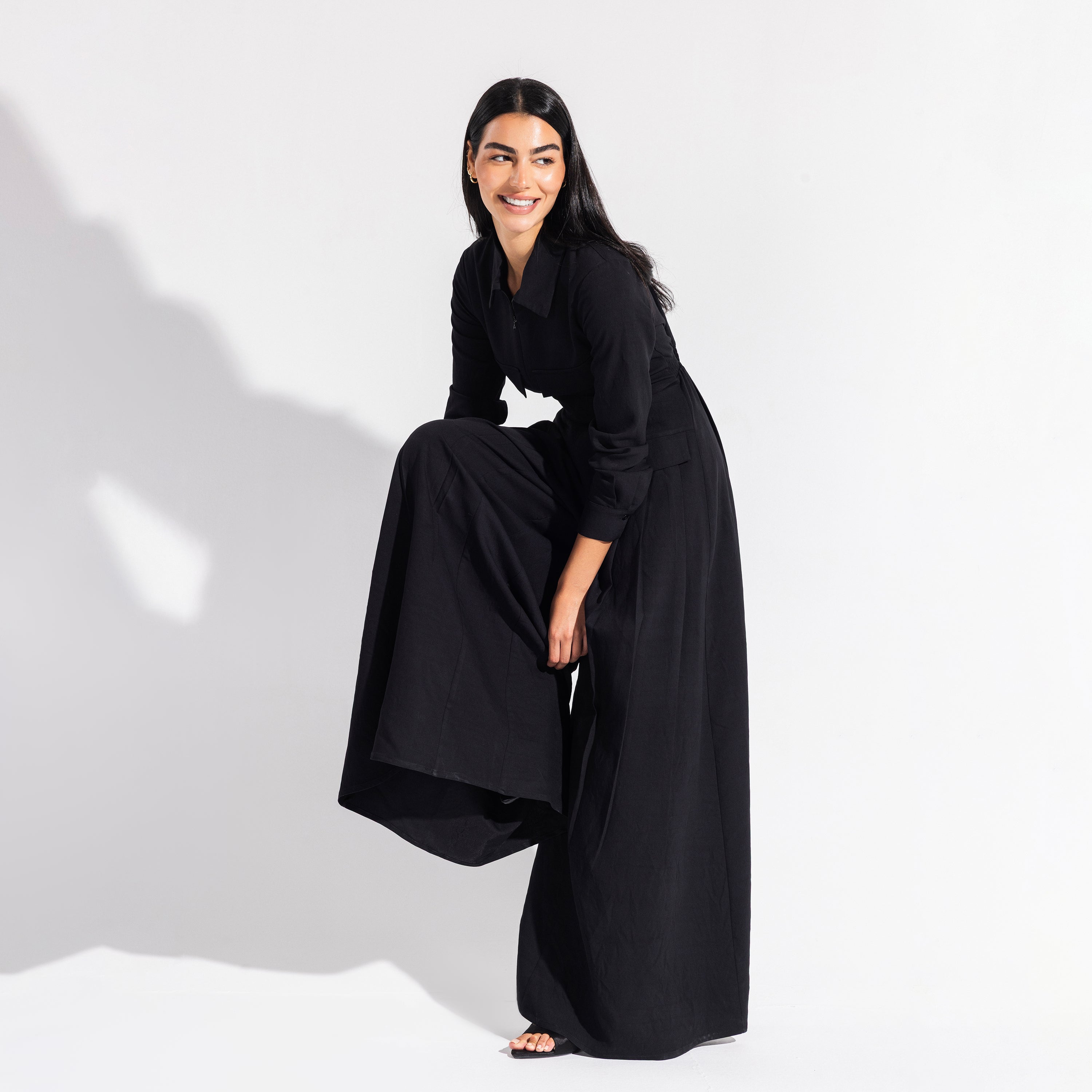 Harper jumpsuit | Black Black Swan Fashion