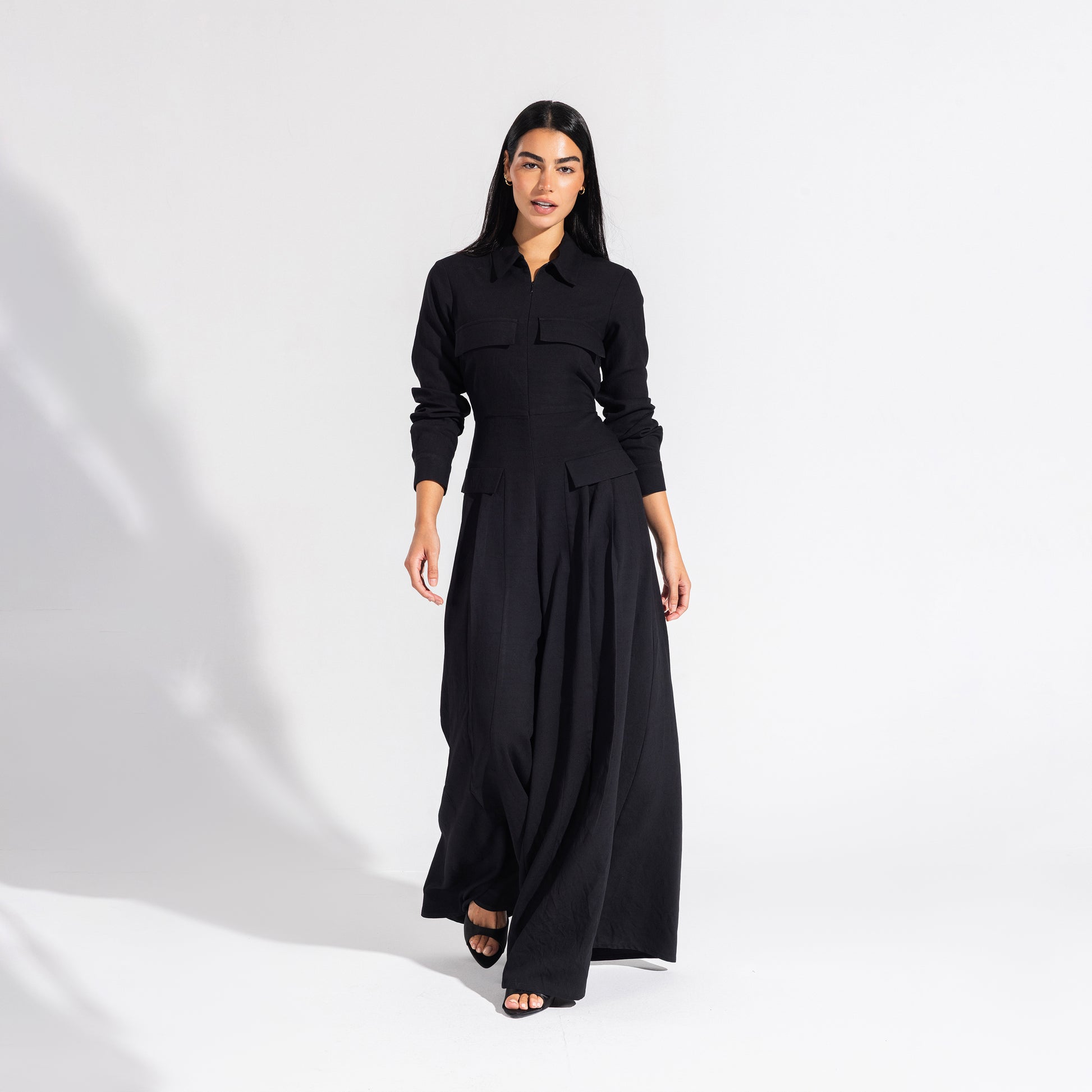 Harper jumpsuit | Black Black Swan Fashion