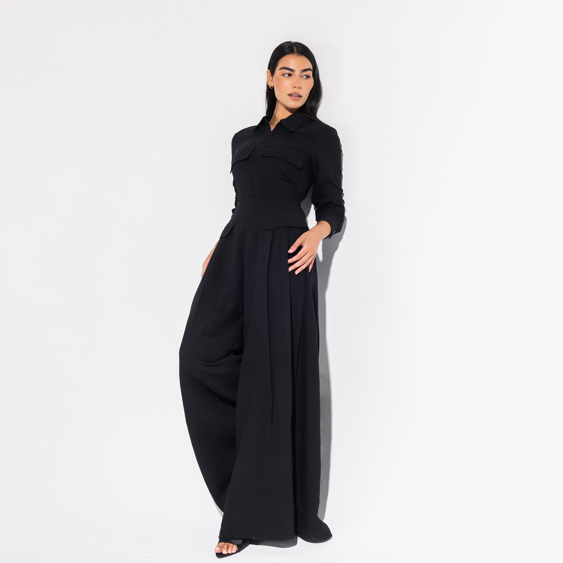 Harper jumpsuit | Black Black Swan Fashion