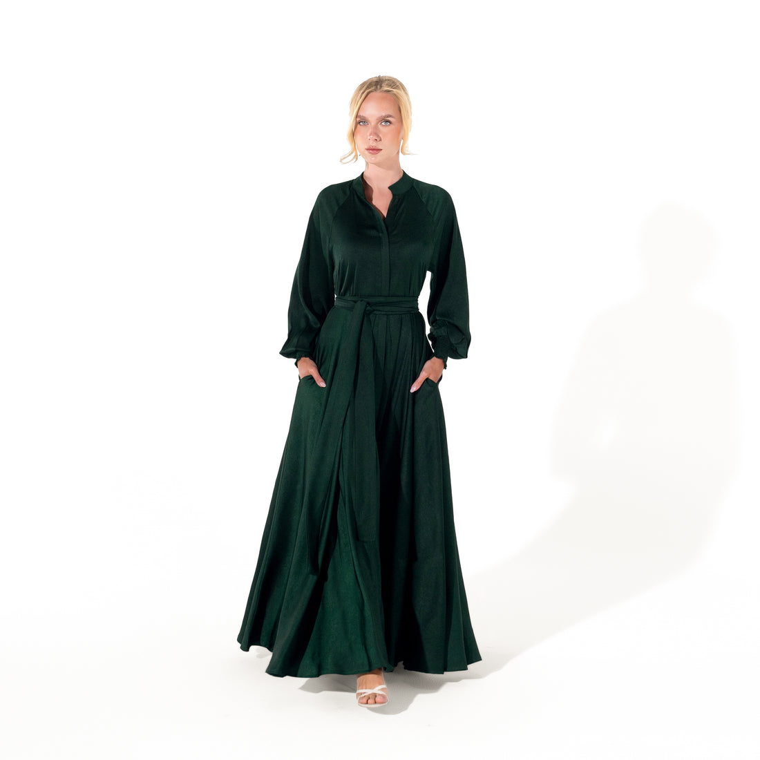Helen Dress | Emerald Green Black Swan Fashion
