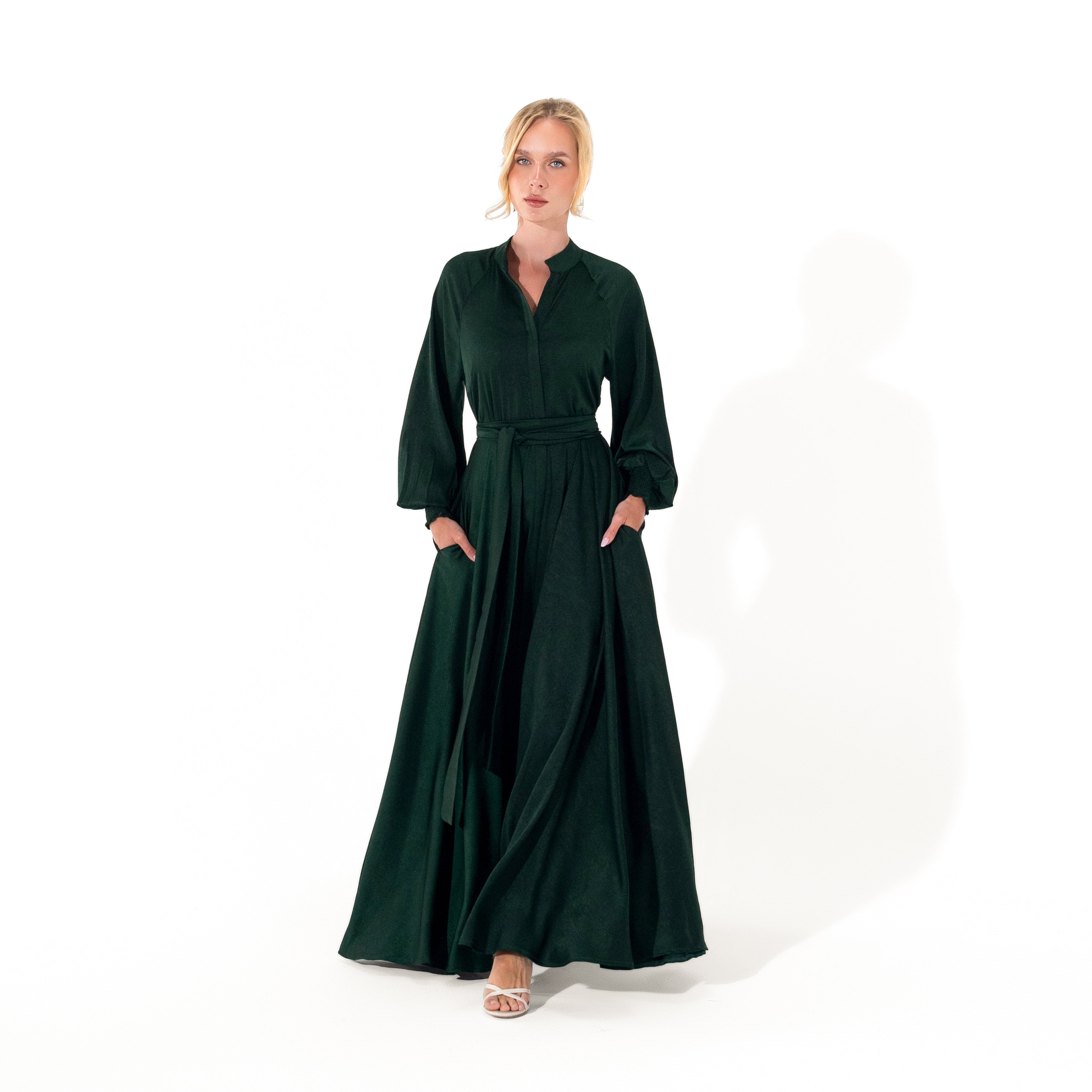 Helen Dress | Emerald Green Black Swan Fashion
