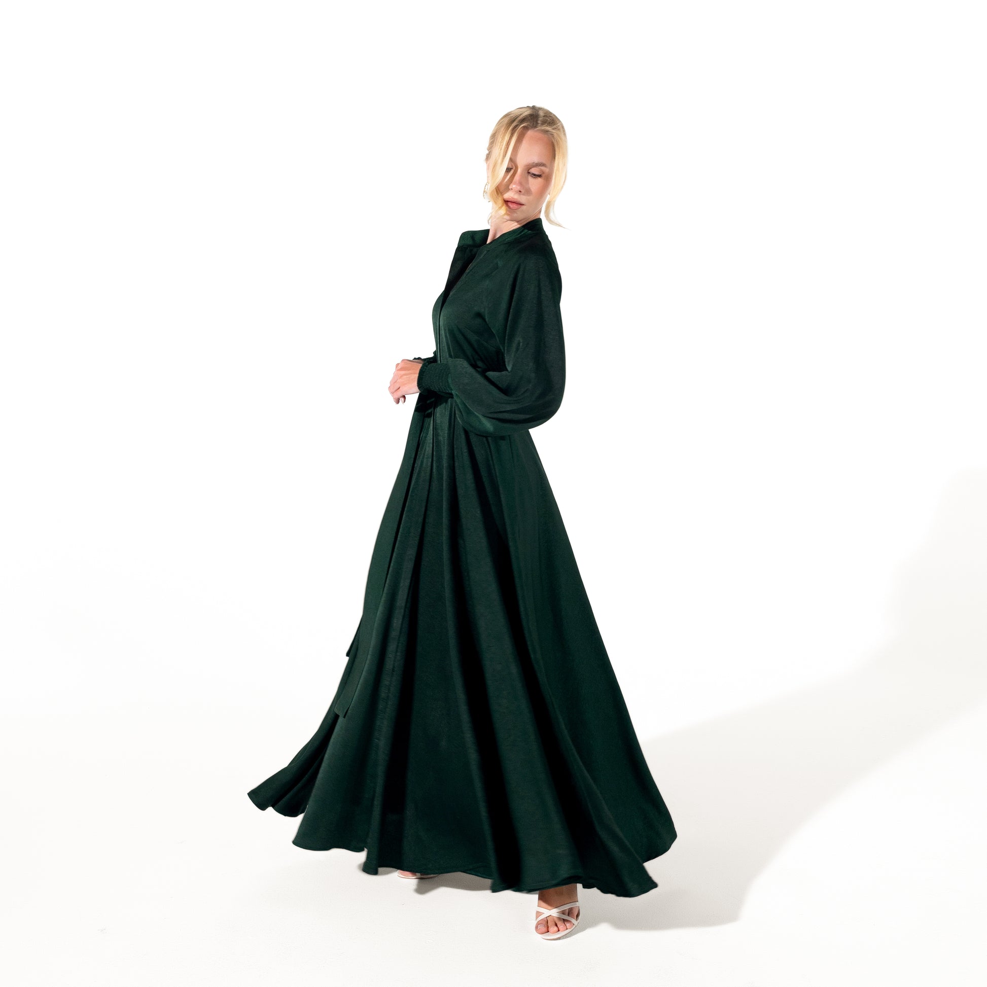 Helen Dress | Emerald Green Black Swan Fashion
