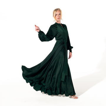 Helen Dress | Emerald Green Black Swan Fashion